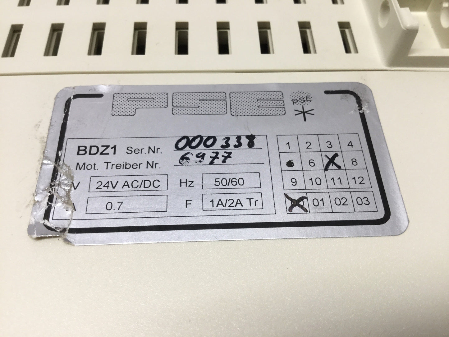 Used PSE BDZ1 Automatic Wire Feed Controller 24V AC/DC from Delvotec 6400 Bonder
