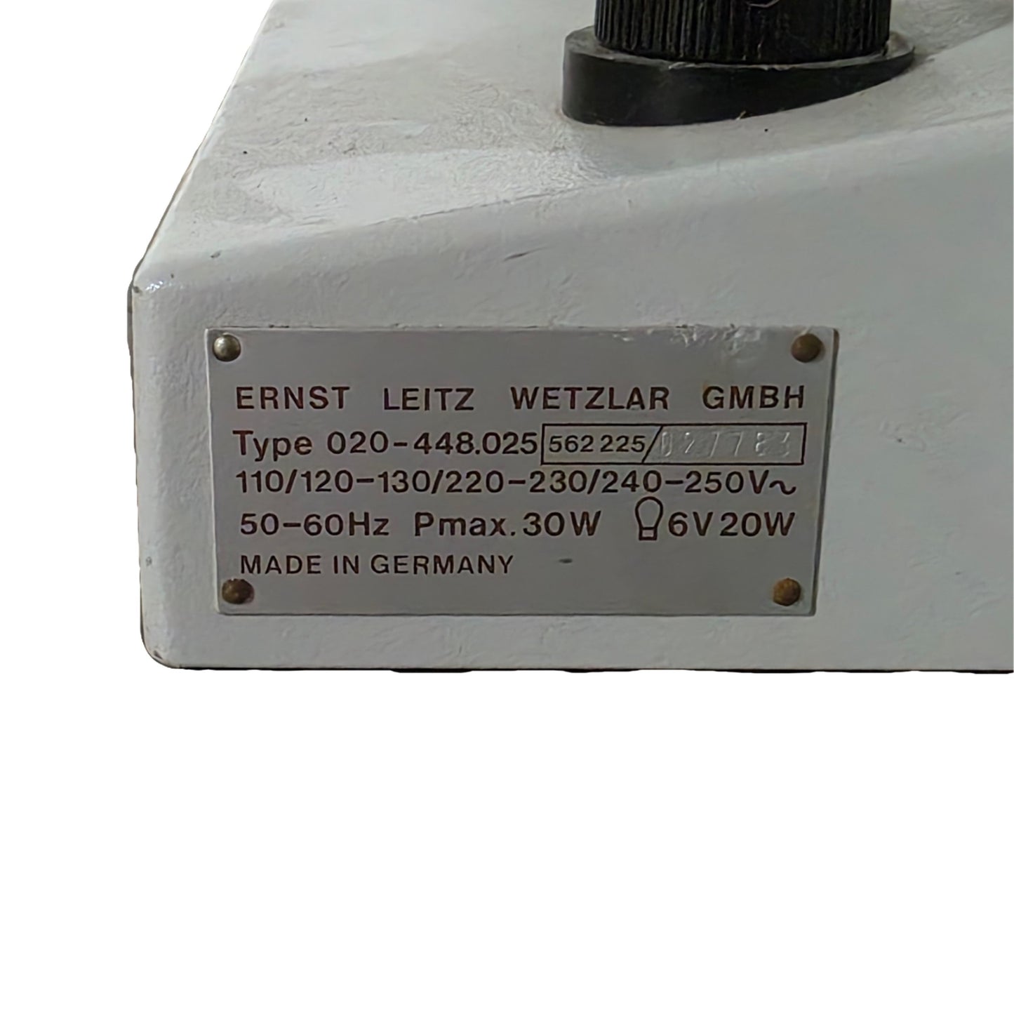 Used Leitz 020-448.025 Type Ergolux Inspection/Measuring Microscope 5,10,20,50,160x