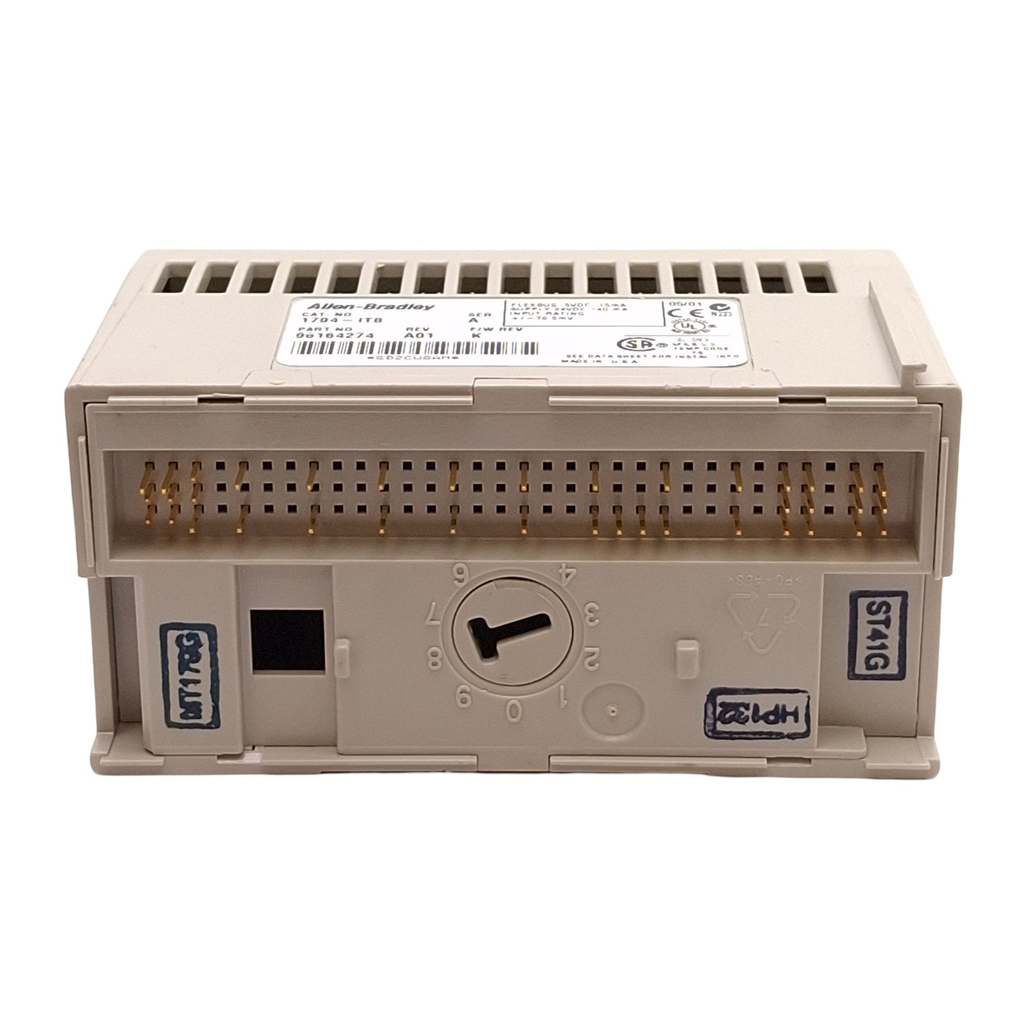 Used Allen Bradley 1794-IT8 Thermocouple/mV Input Module, 8-channel, ±76.5mV Input