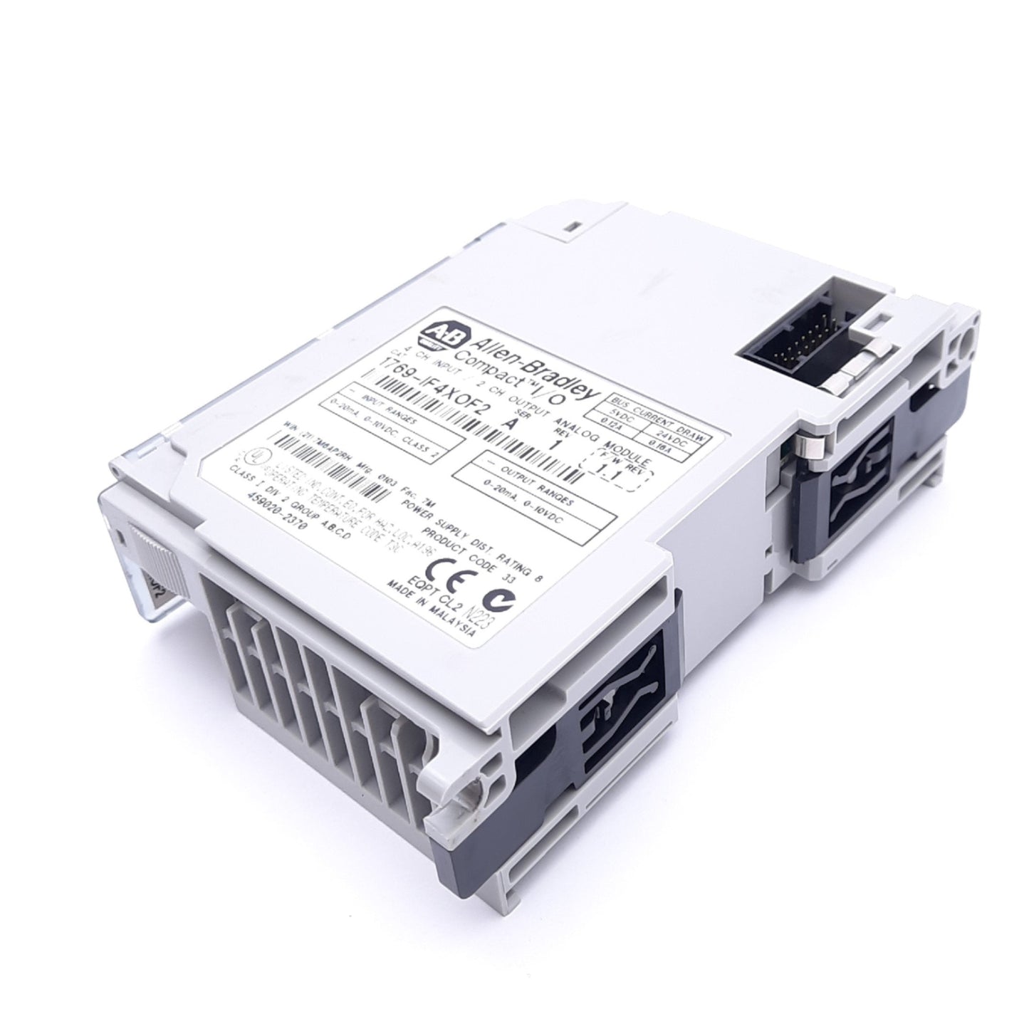 Used Allen Bradley 1769-IF4XOF2 Analog I/O Combination Module for CompactLogix, 8-Bit