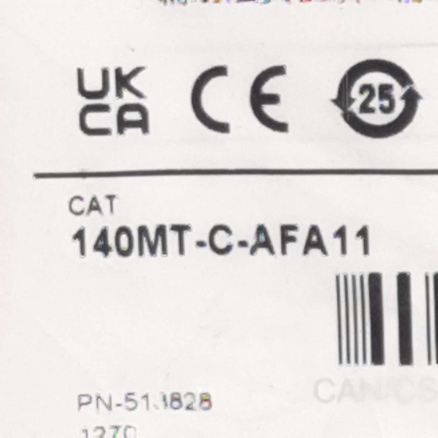 New Allen Bradley 140MT-C-AFA11 Auxiliary Contact Block 2-Pole, 1NO + 1NC, 240VAC 5A
