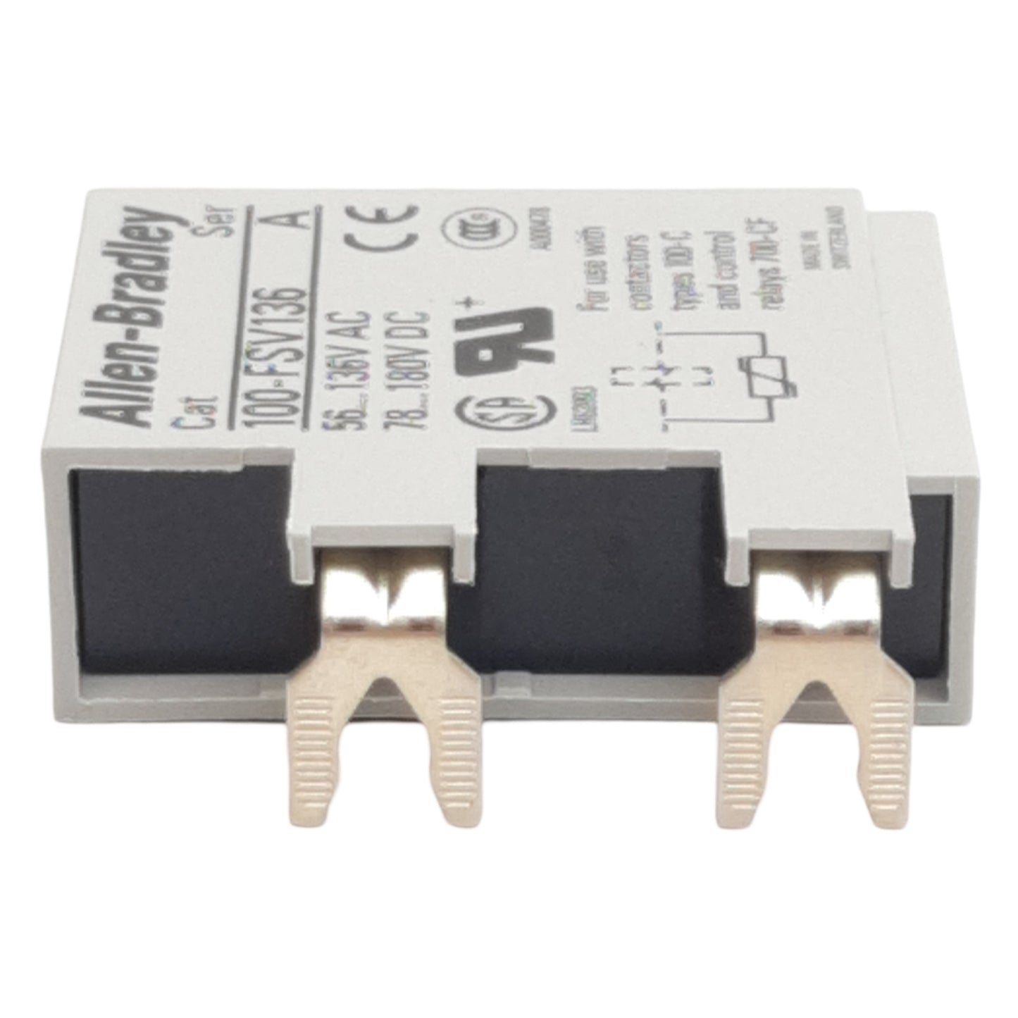 New Lot of 2 Allen Bradley 100-FSV136 Surge Suppressor Varistor 56-136VAC, 78-180VDC