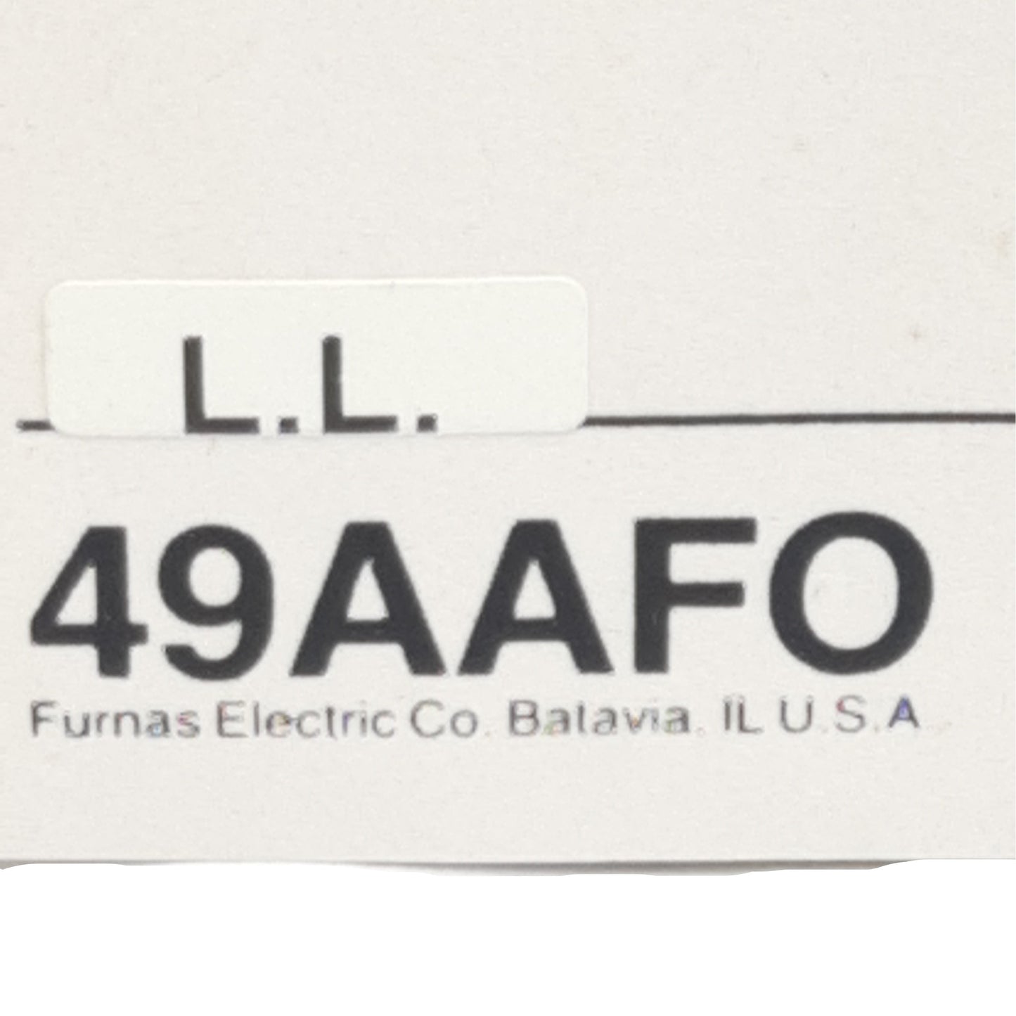 New Furnas 49AAFO Auxiliary Interlock Kit, 1N.O., NEMA A600, Used For Innova Plus