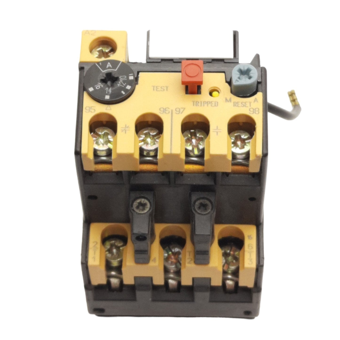 Used Allen Bradley 193-BDC15 Overload Relay, 10-16A Trip, 1NO & 1NC, 600V Max