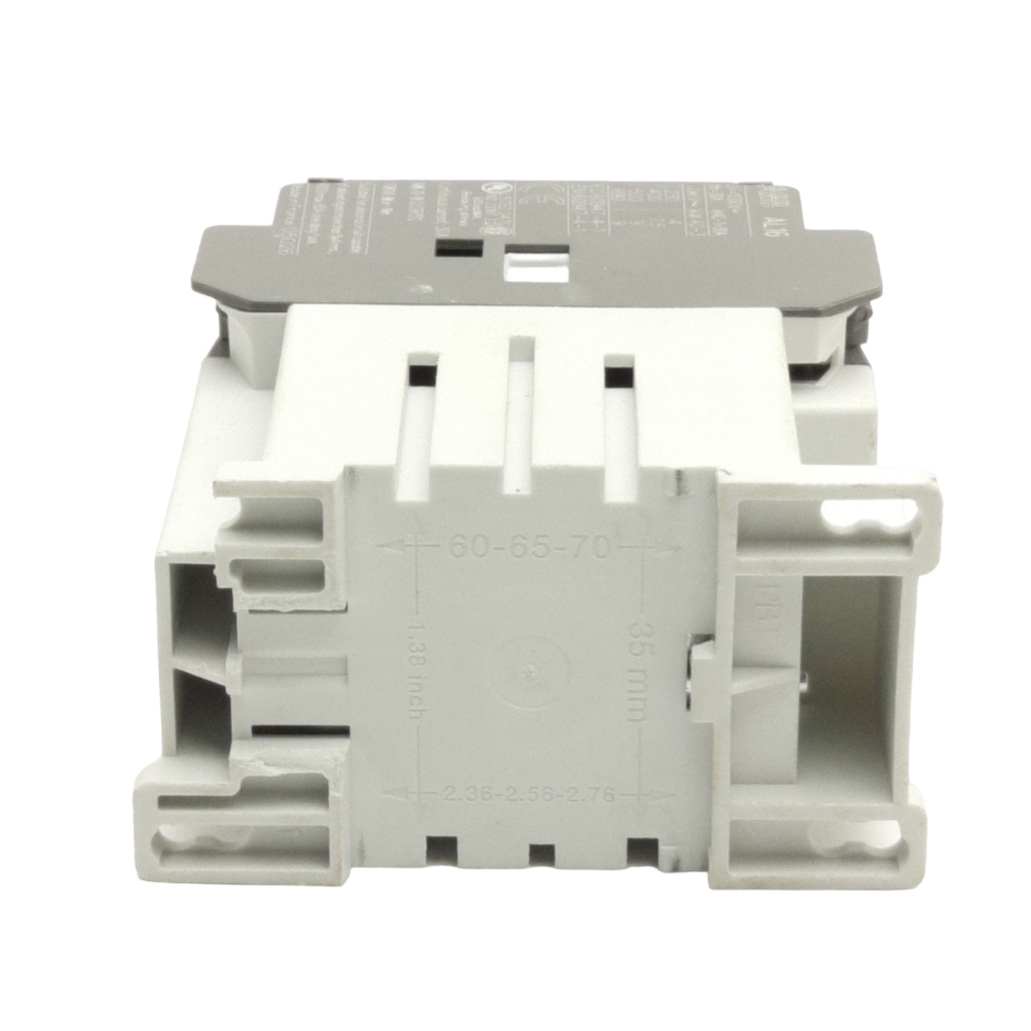 Used ABB AL16-40-00 Line Contactor 4-Pole, 30A 600VAC, DIN Rail, 24VDC Coil