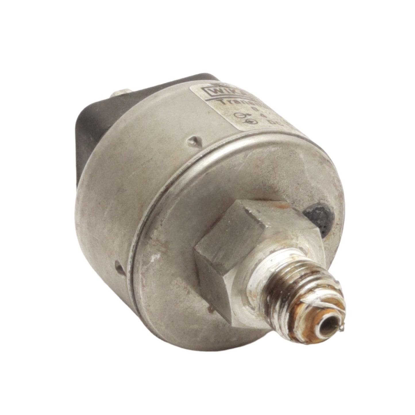 Used Wika ECO-1 Pressure Transmitter 0-10bar Range, 4-20mA Output, 10-30VDC, 1/4"NPT