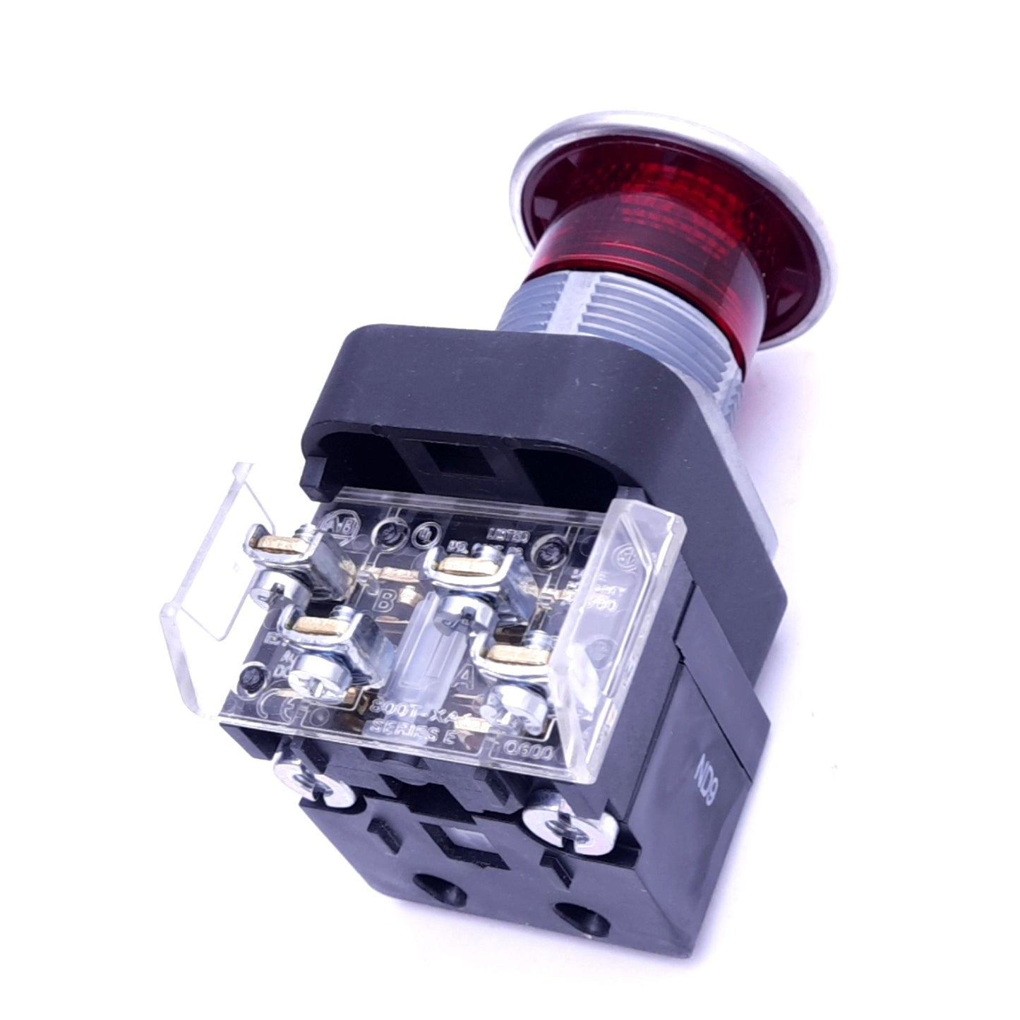 New Allen Bradley 800T-FXQH2RA1, Push/Pull E-Stop Switch, ø30mm, 1NCLB 1NO, 130V
