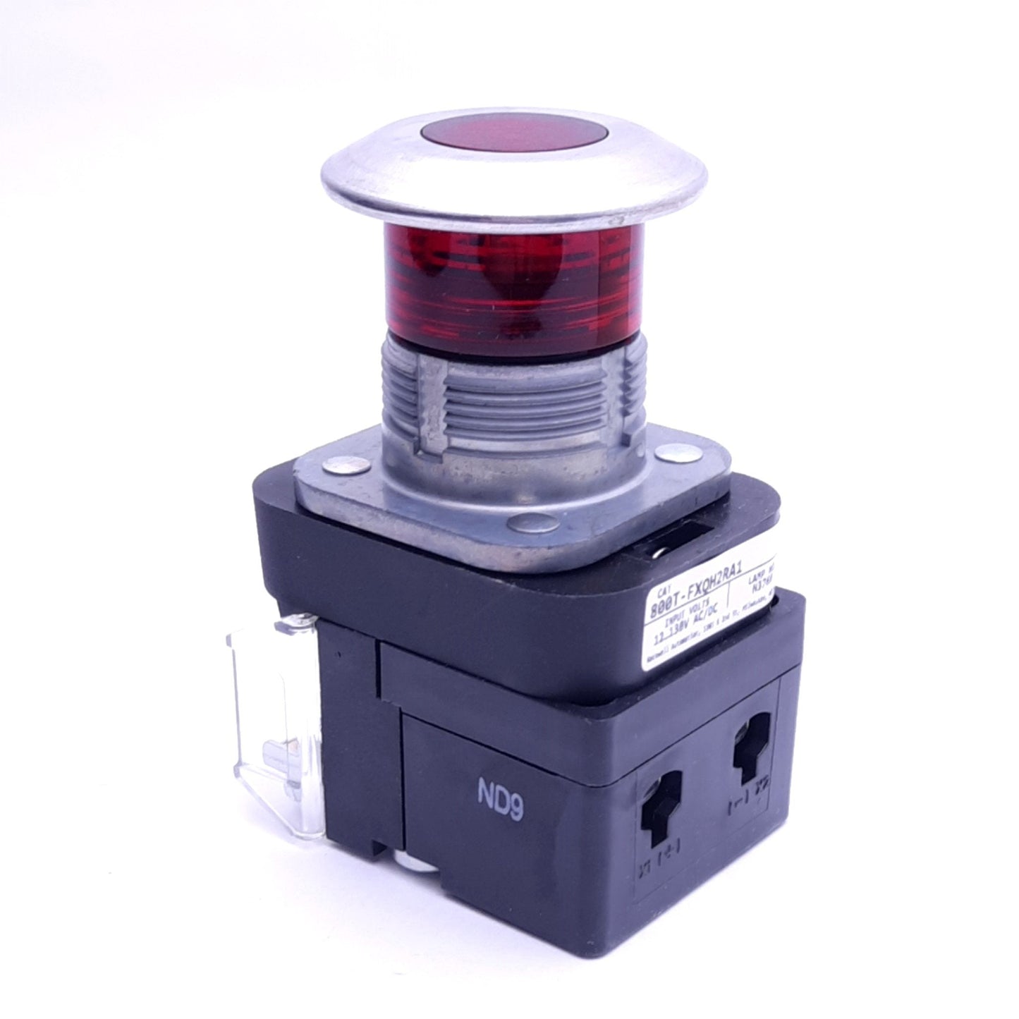 New Allen Bradley 800T-FXQH2RA1, Push/Pull E-Stop Switch, ø30mm, 1NCLB 1NO, 130V