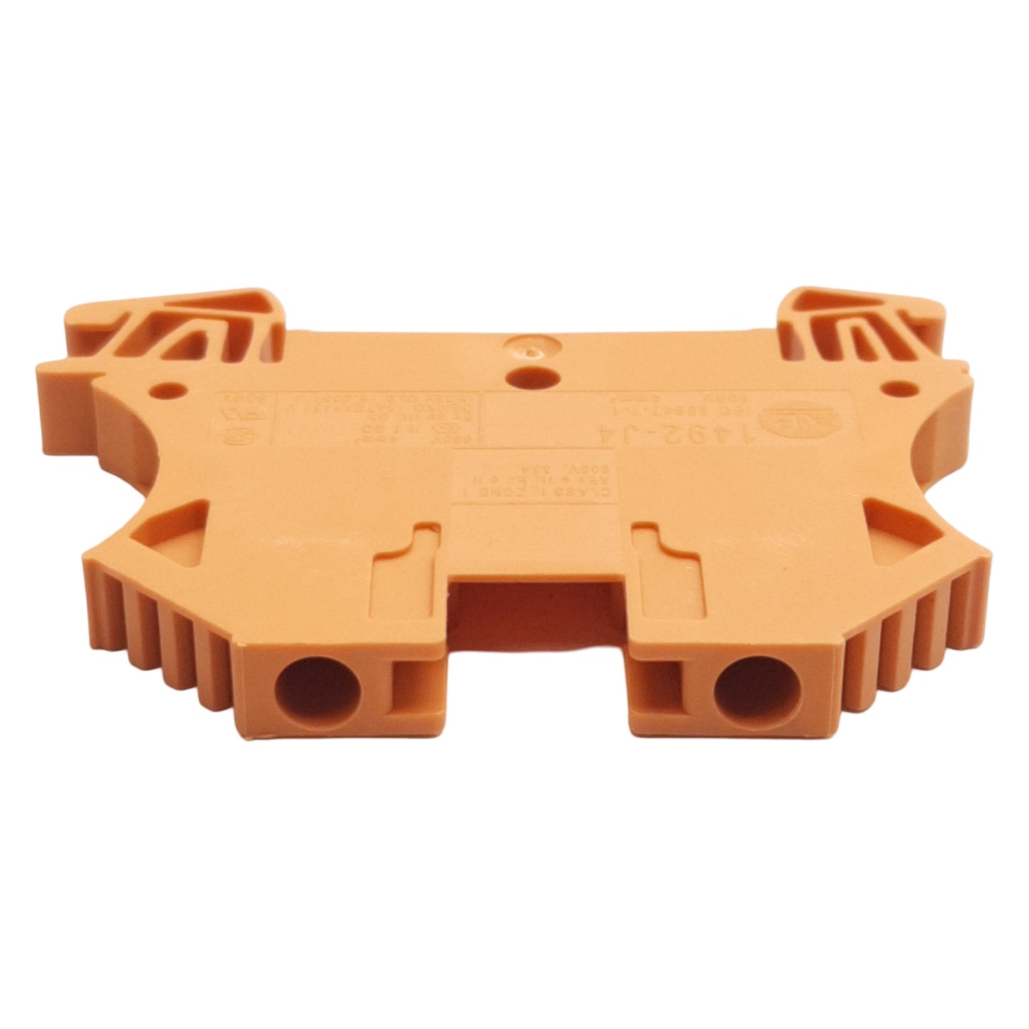 New Lot of 15 Allen Bradley 1492-J4 Terminal Block, 1-Pole, 35A 600VAC/VDC, Orange