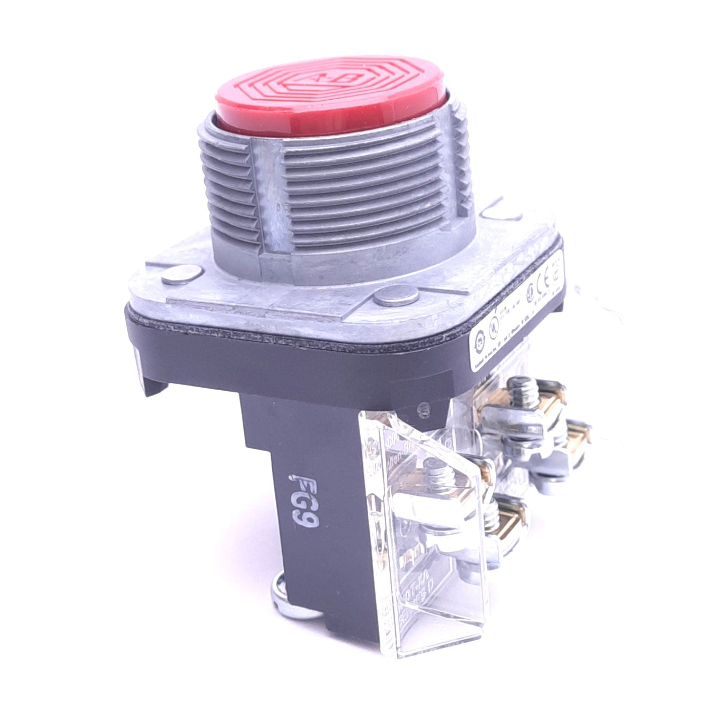 New Allen Bradley 800T-A6A Flush Momentary Pushbutton, ø30mm, 1NO 1NC, 600VAC 10A