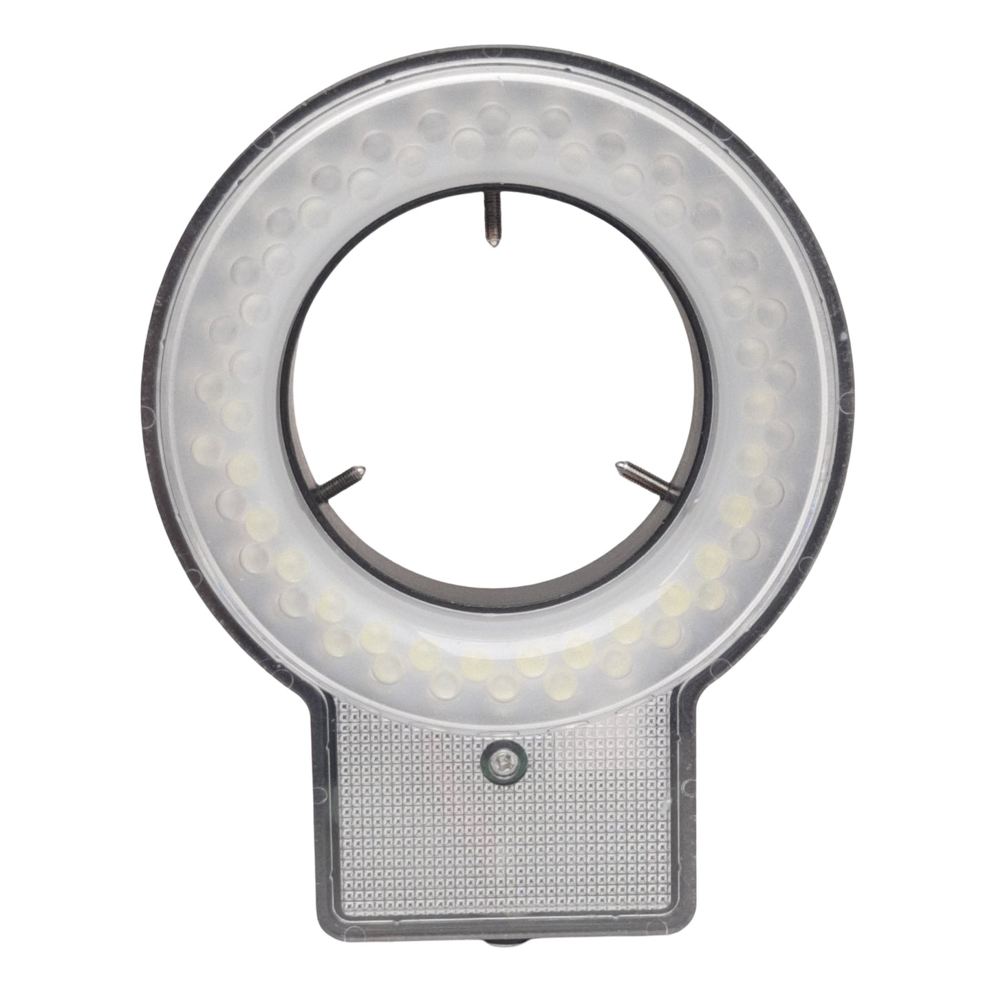 Used Aven LED-60T Microscope Ring Light, 12VDC 4W, 5500K White, ø62mm, 50-160mm Range