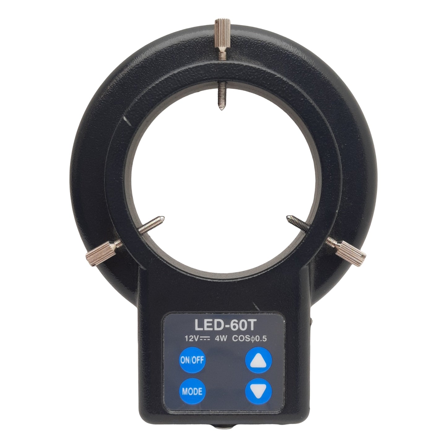 Used Aven LED-60T Microscope Ring Light, 12VDC 4W, 5500K White, ø62mm, 50-160mm Range