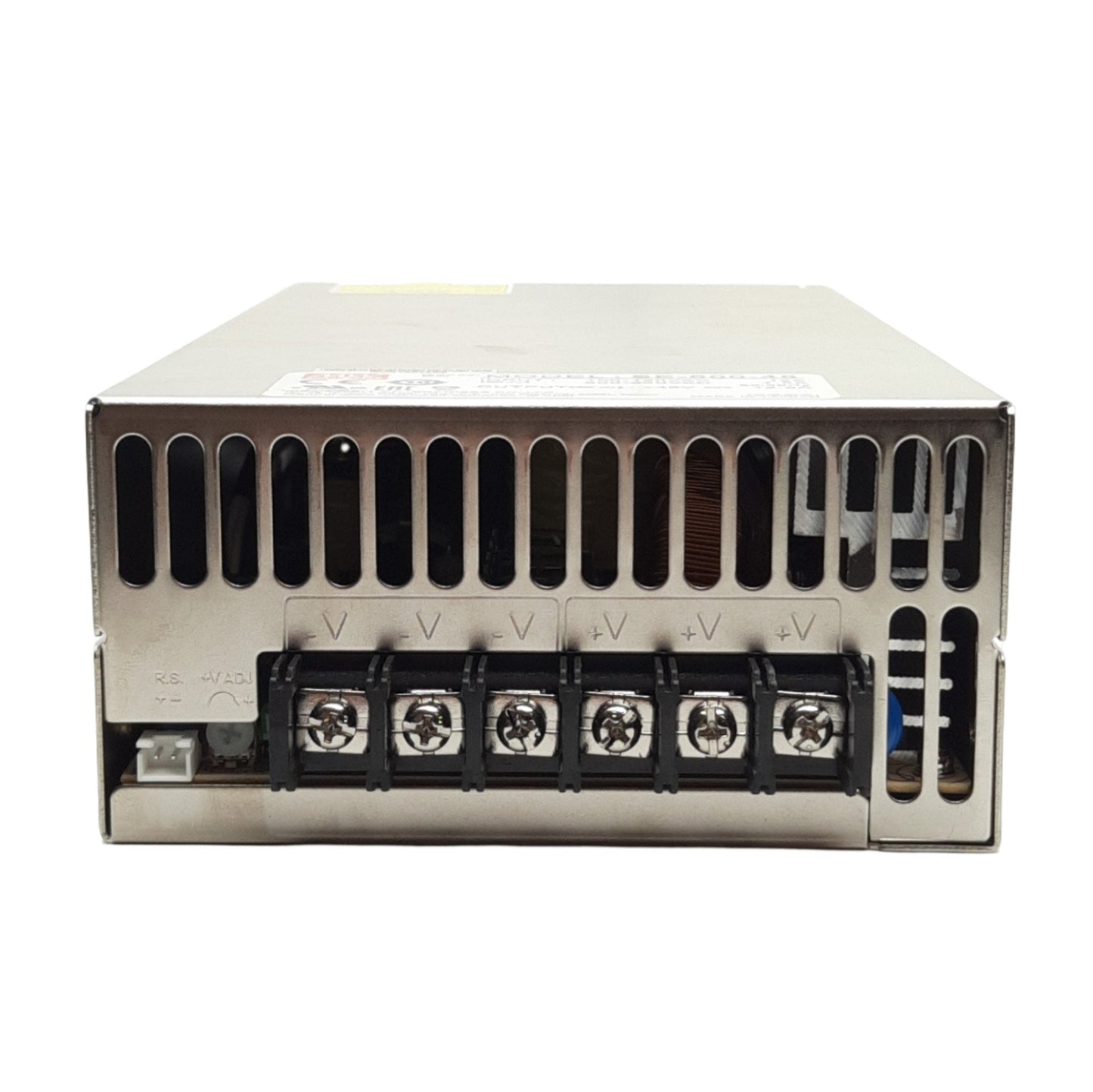 Used Meanwell SE-600-48 AC-DC Power Supply, 100/120 200/240VAC, 48VDC Out 12.5A 600W