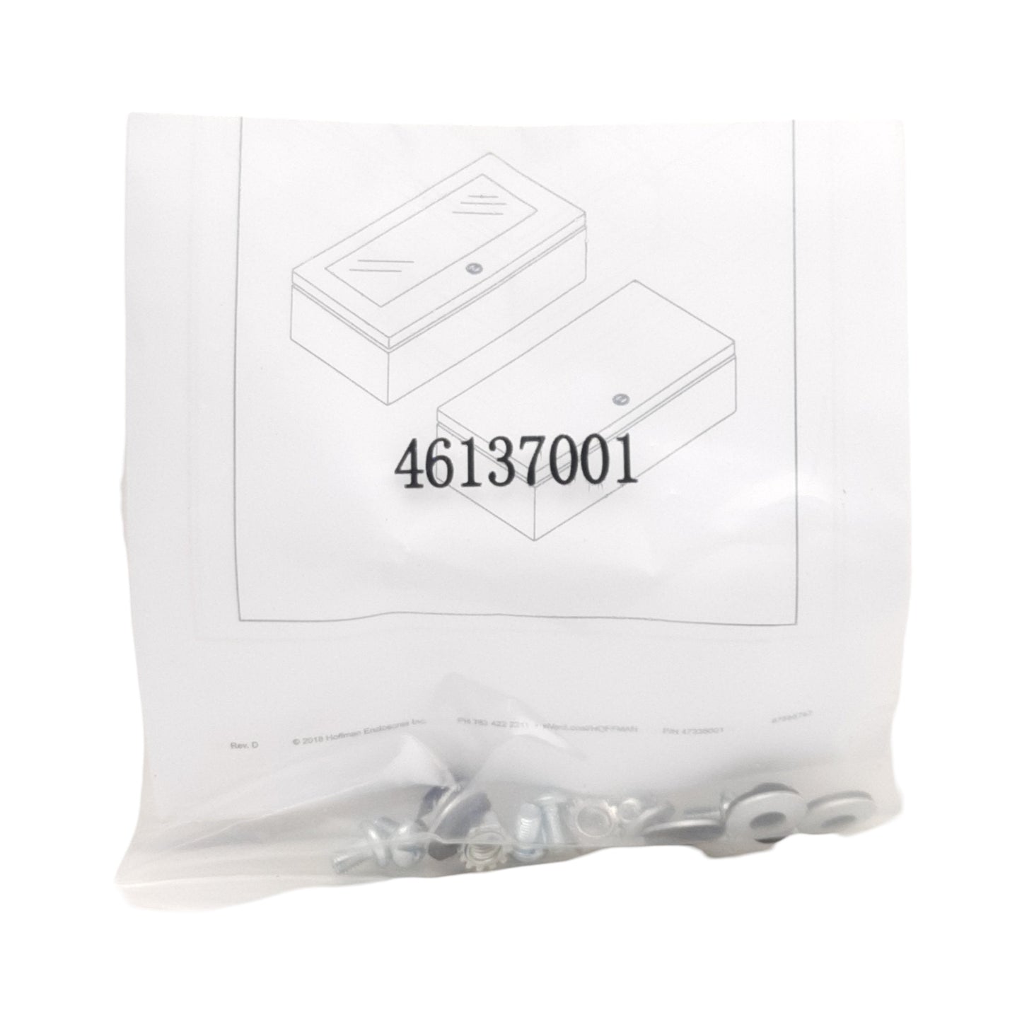 New nVent Hoffman LHC151512 InLine Hinged Enclosure, 150x150x120mm, Bracket Mount