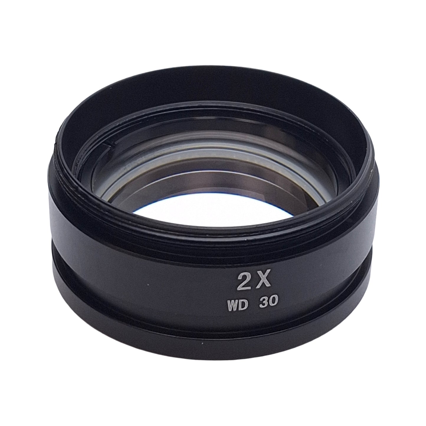 New AmScope SM20 Barlow Lens 2X Magnification For SM Series Stereo Microscopes, 48mm