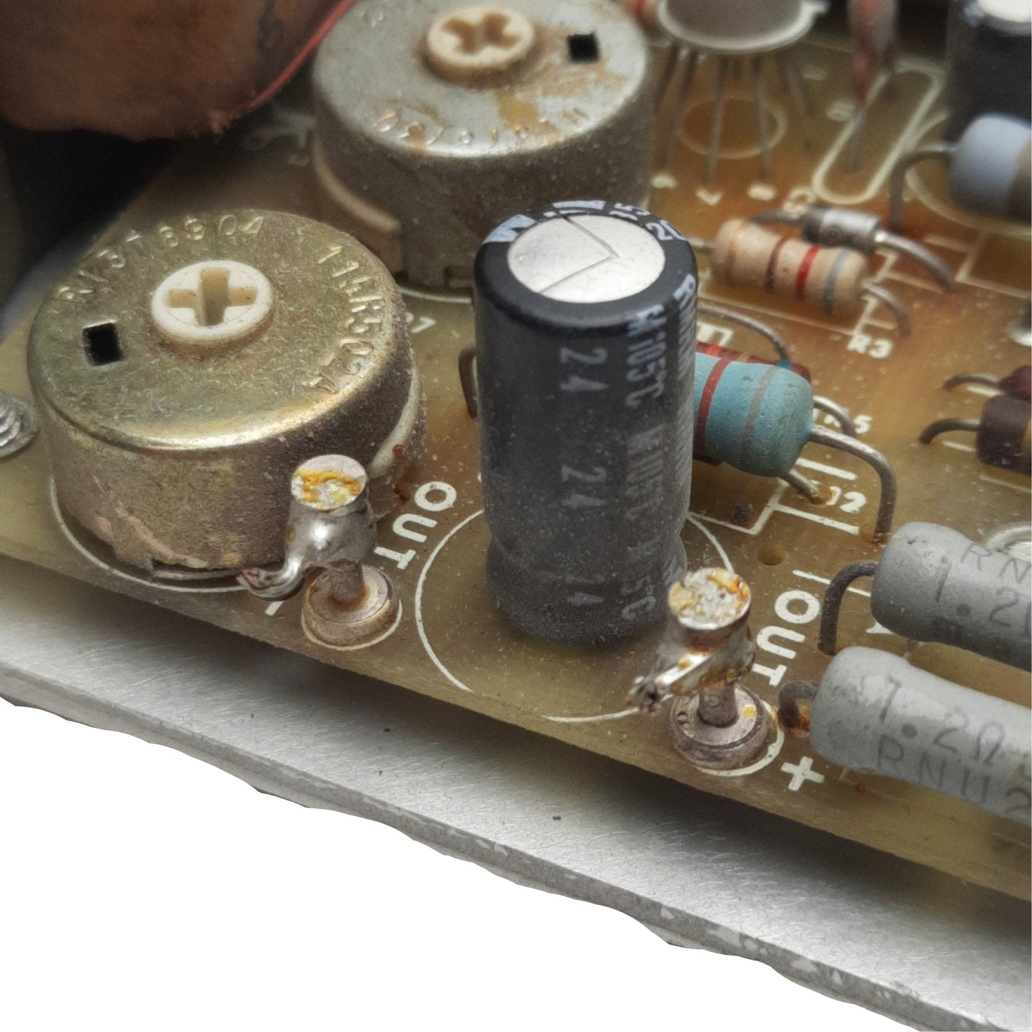 Used Adtech Power APS 24-1 Power Supply, 115/230VAC In, 24VDC 1A Out, Bracket Mount