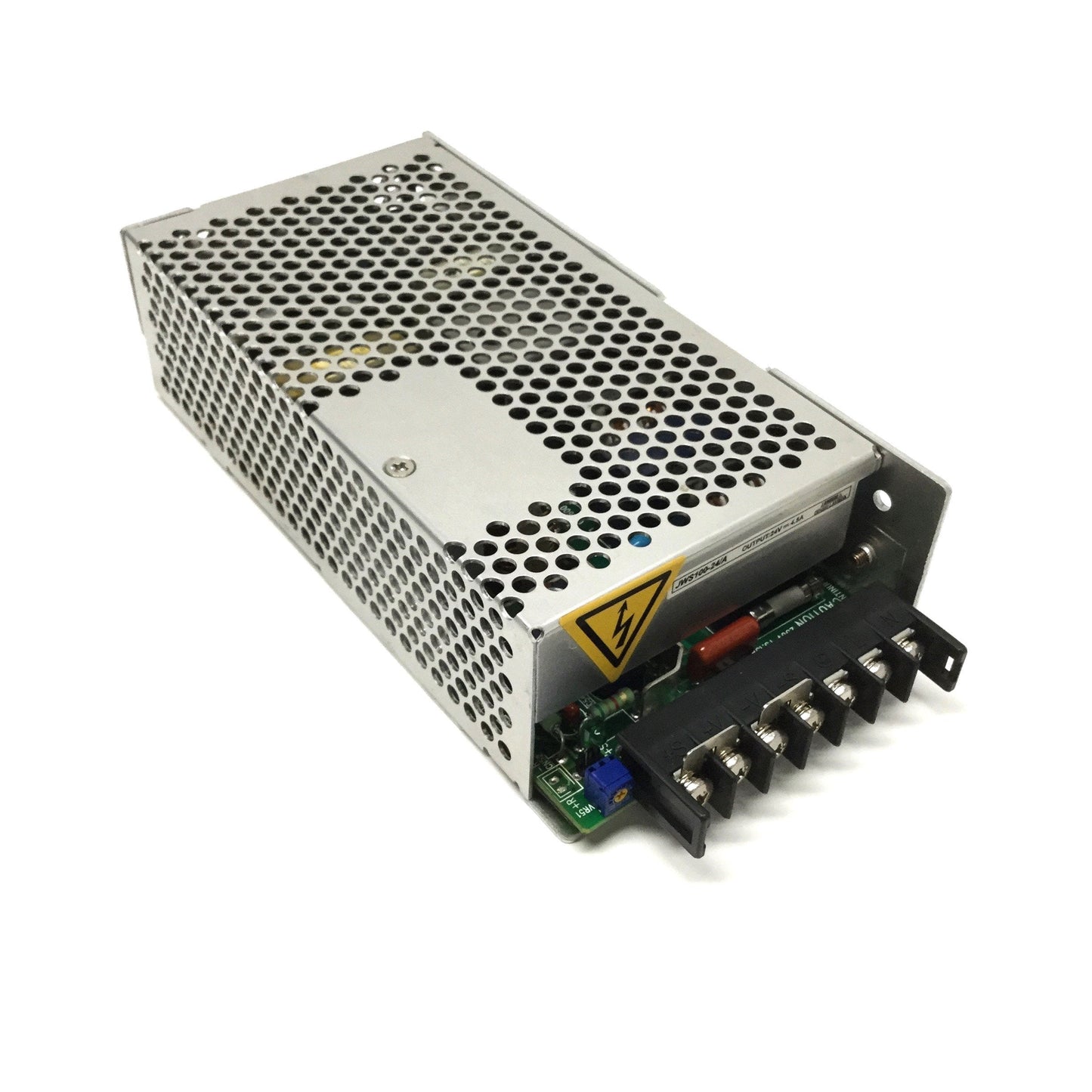 Used Densei-Lambda JWS100-24/A Power Supply, 100-240VAC In, 24VDC 4.5A 100W Out