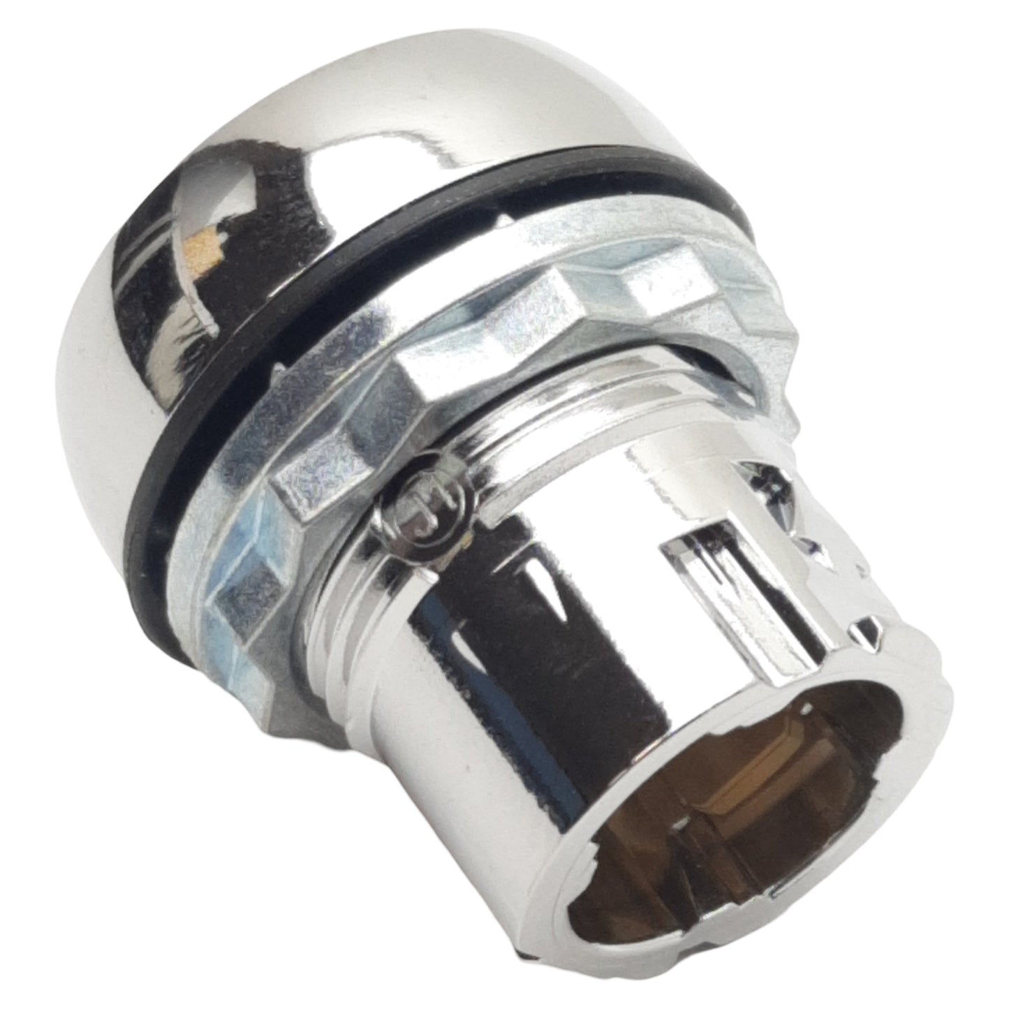 New Lot of 2 Allen Bradley 800FM-LF5 Flush Push Button, ø22.5mm, Illuminated Yellow