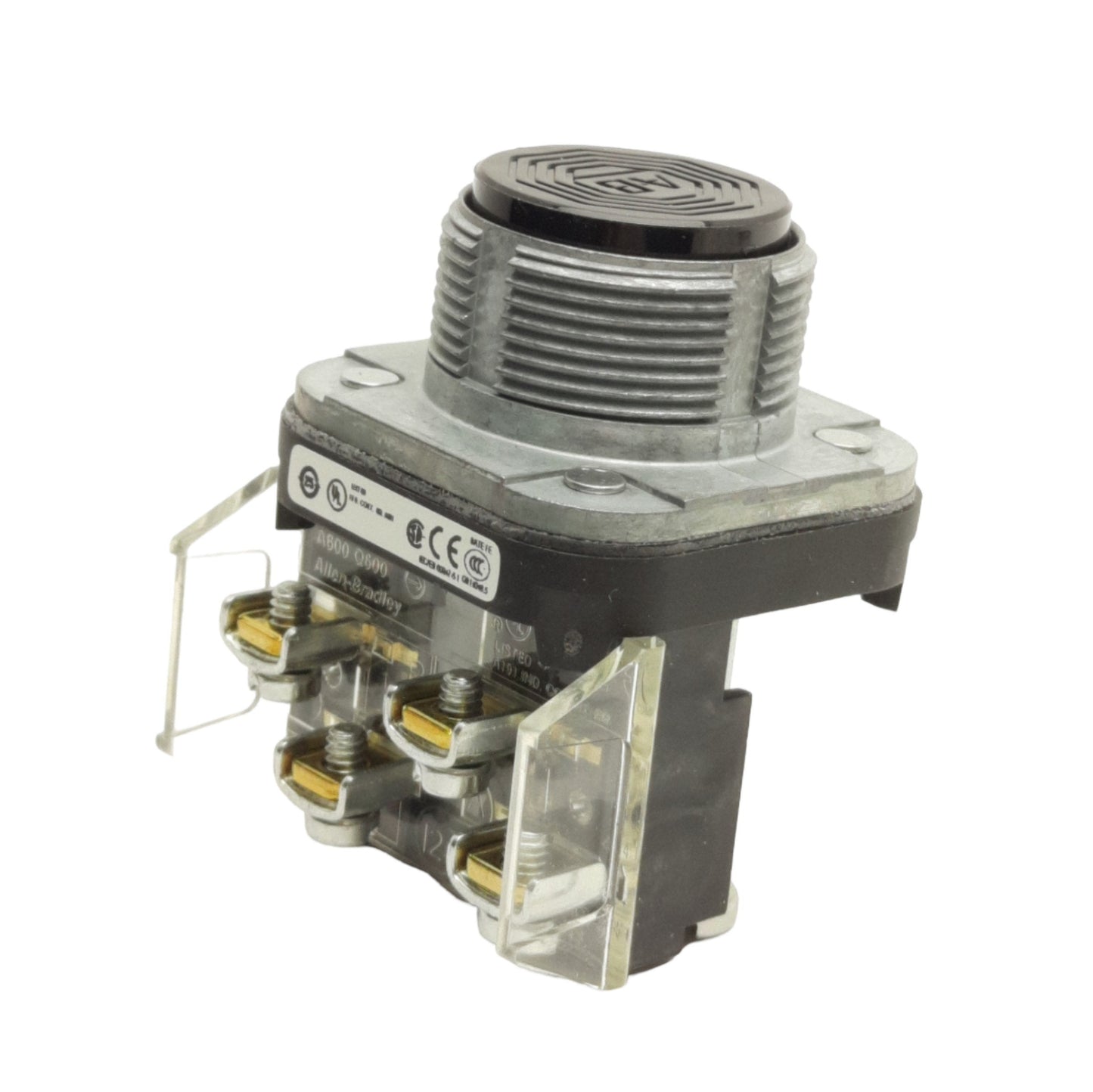 New Allen Bradley 800T-A2A Momentary Pushbutton Switch, Flush, Black, 30mm 1NO-1NC