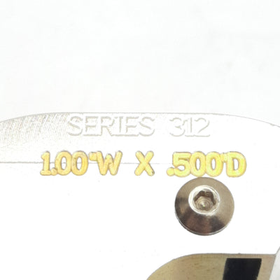 Used Beahm Designs Series 312 Tri-Port Thermal Nozzle, Type K, T/C, 1in W x ø0.5in D