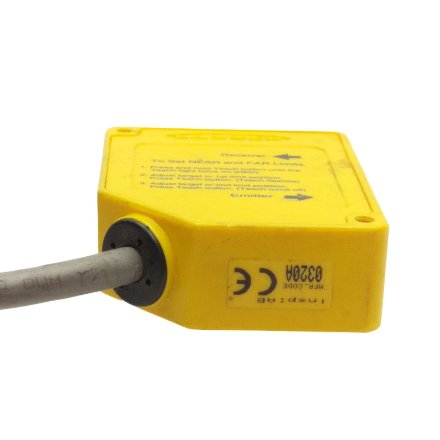 Used Banner Q50BVI L-GAGE LED Measurement Sensor, 100-300mm Range, 15-30VDC, 4-20mA