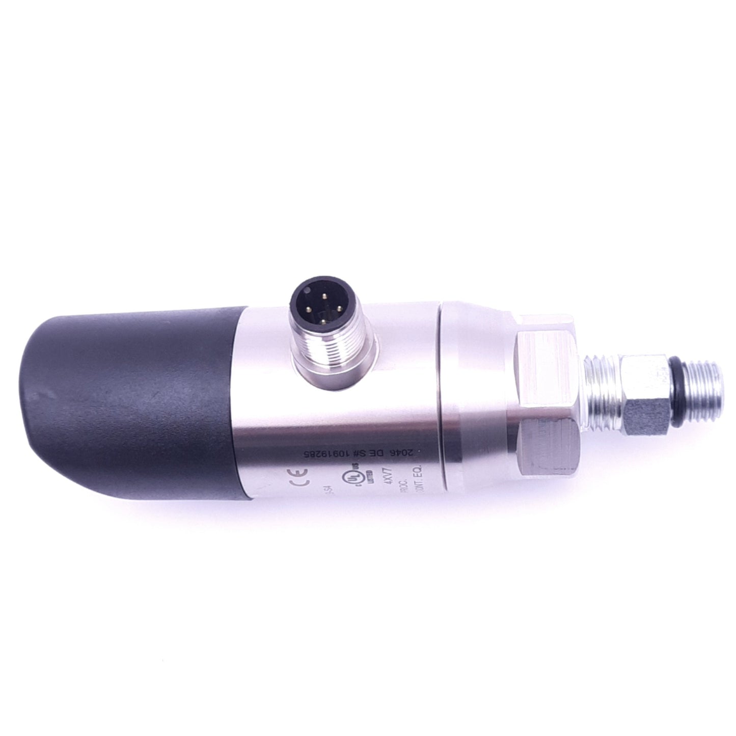 Used Balluff BSP00Y6 Pneumatic Pressure Sensor w/ Display, 0-20bar, 18-30VDC, 4-20mA