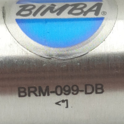 Used Bimba BRM-099-DB Pneumatic Cylinder ø1-1/16in Bore 9in Stroke, 1/8in NPT, 250psi