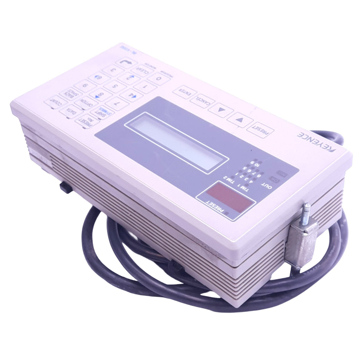Used Keyence BL-V35E Barcode Display Interface, NPN Open, RS-232C, 100-120VAC 20A