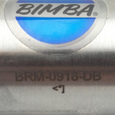 Used Bimba BRM-0918-DB Pneumatic Cylinder ø1-1/16" Bore, 18" Stroke, 1/8" NPT, 250psi