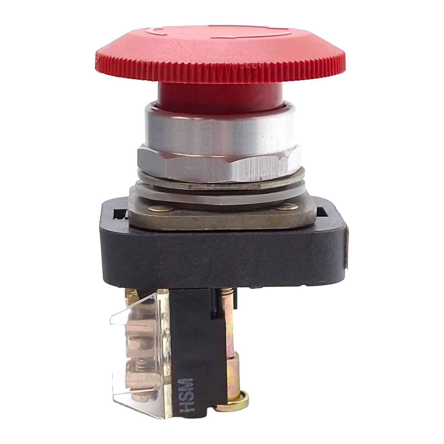 Used Allen Bradley 800T-FXT6A Red Pushbutton, Push-Pull/Twist-to-Reset, 1NO+1NC, 600V