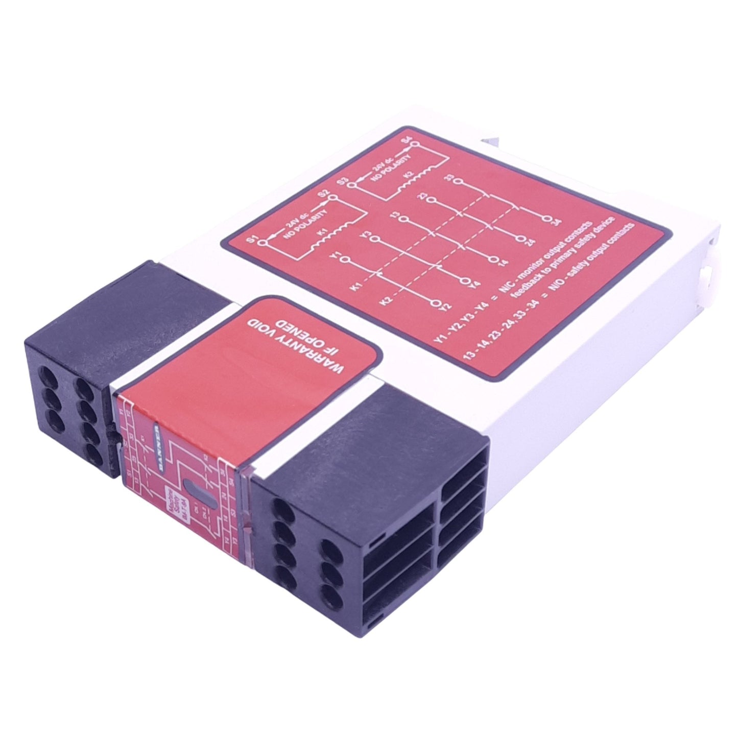 Used Banner IM-T-9A Safety Relay Module for Light Curtain, 24VDC In, 3NO 6A Out