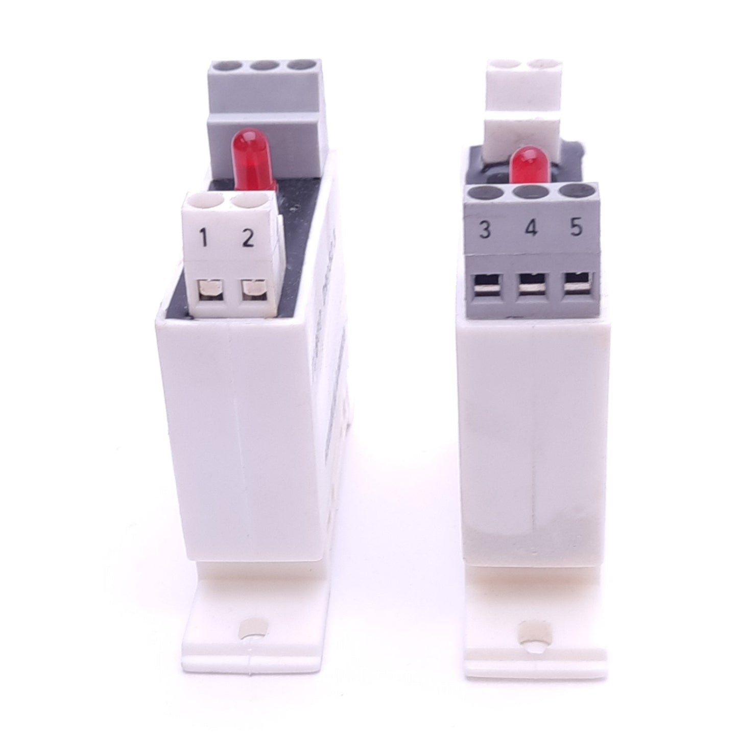 Used Lot of 2 Gordos DR-IDC5 Input I/O Relay Module, 3.3-32VDC In, 5/30VDC 50mA Out