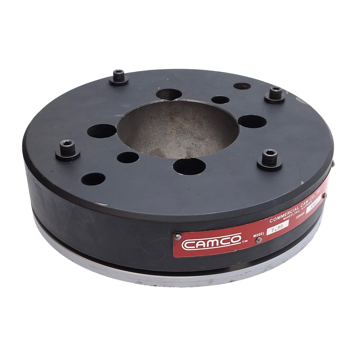 Used Camco 7.8D Output Overload Index Drive Clutch, 3200in-lb, ø3.41in ID, ø8.5in OD