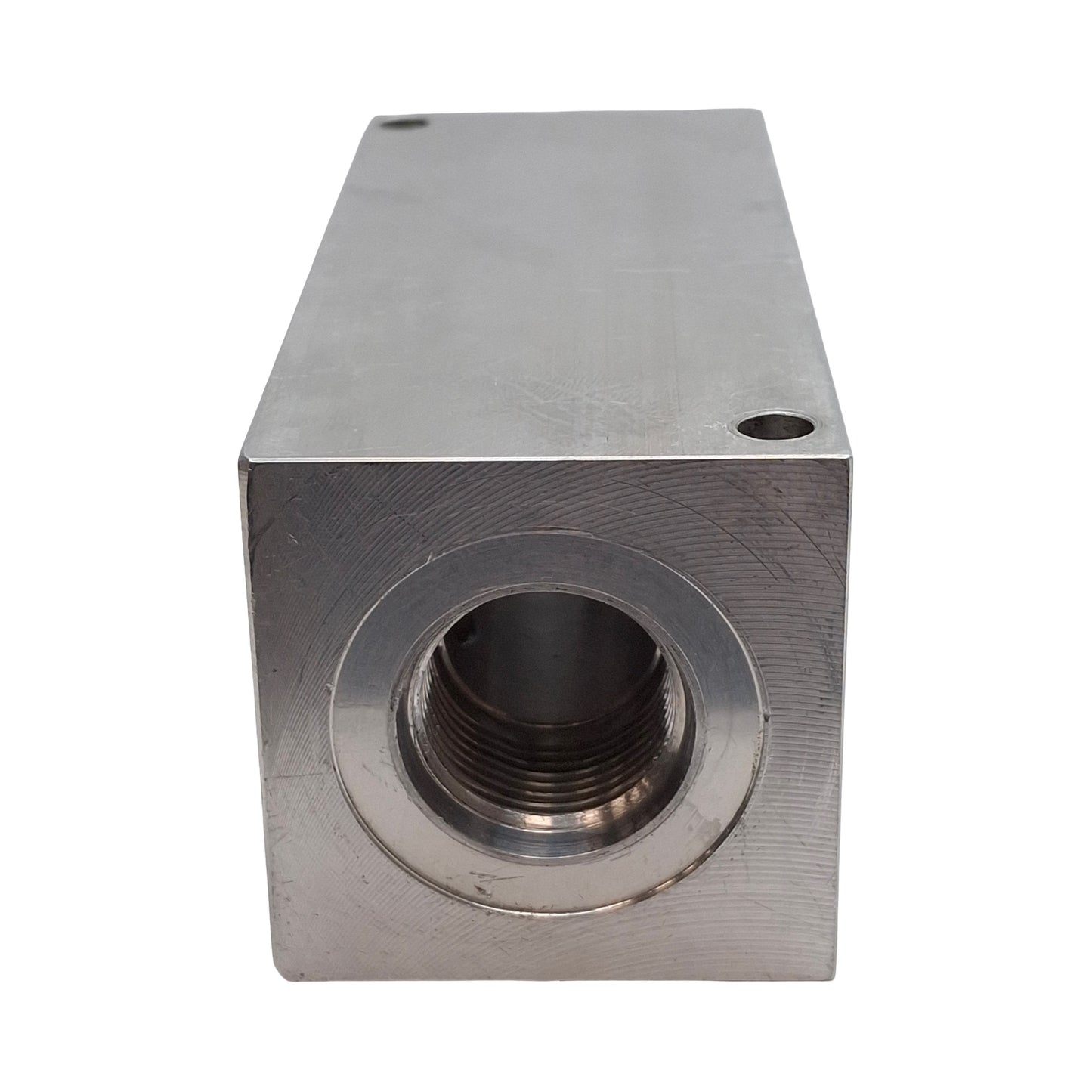 Used Daman AH0000208S Header Block, 2-Station, 3000PSI, 3/4in & 1/2in SAE Ports