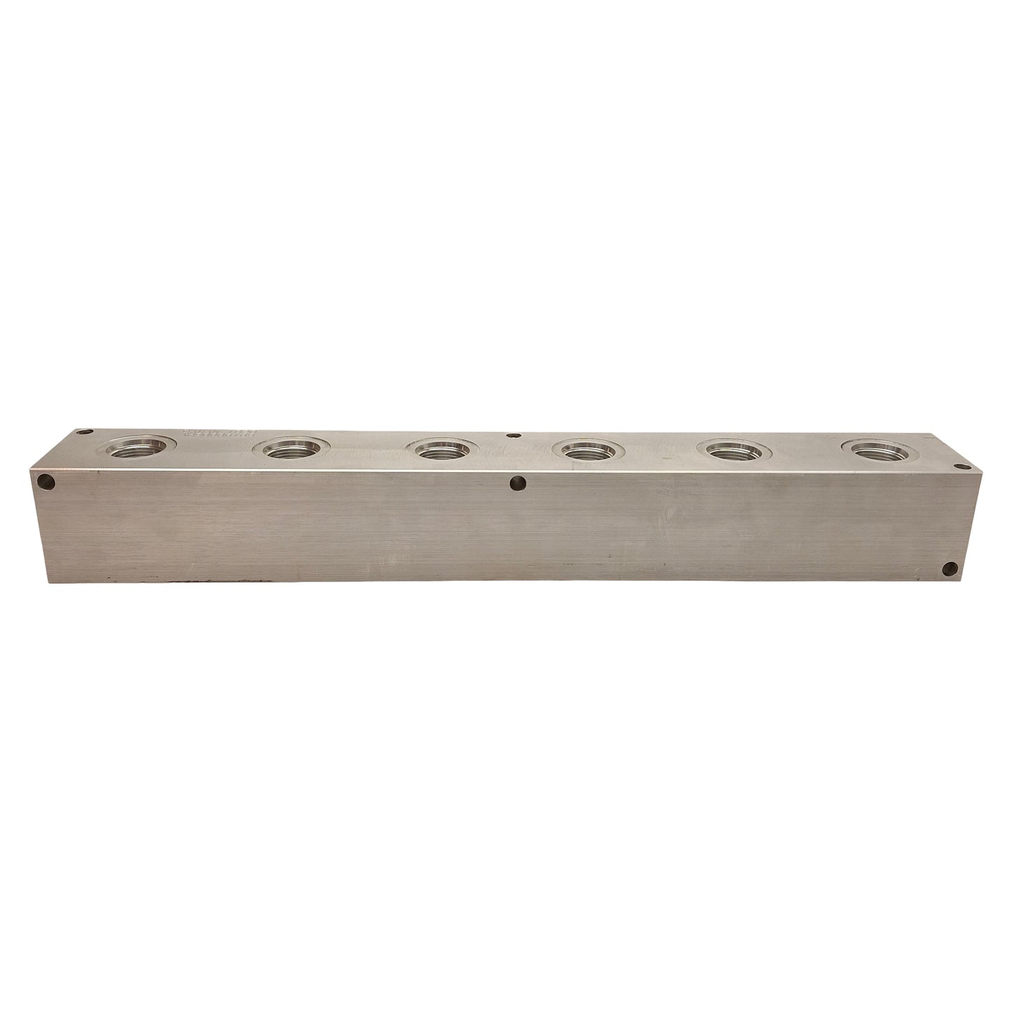Used Daman AH0000616S Header Block, 6-Station, 3000PSI, 1-1/4in & 1in SAE Ports