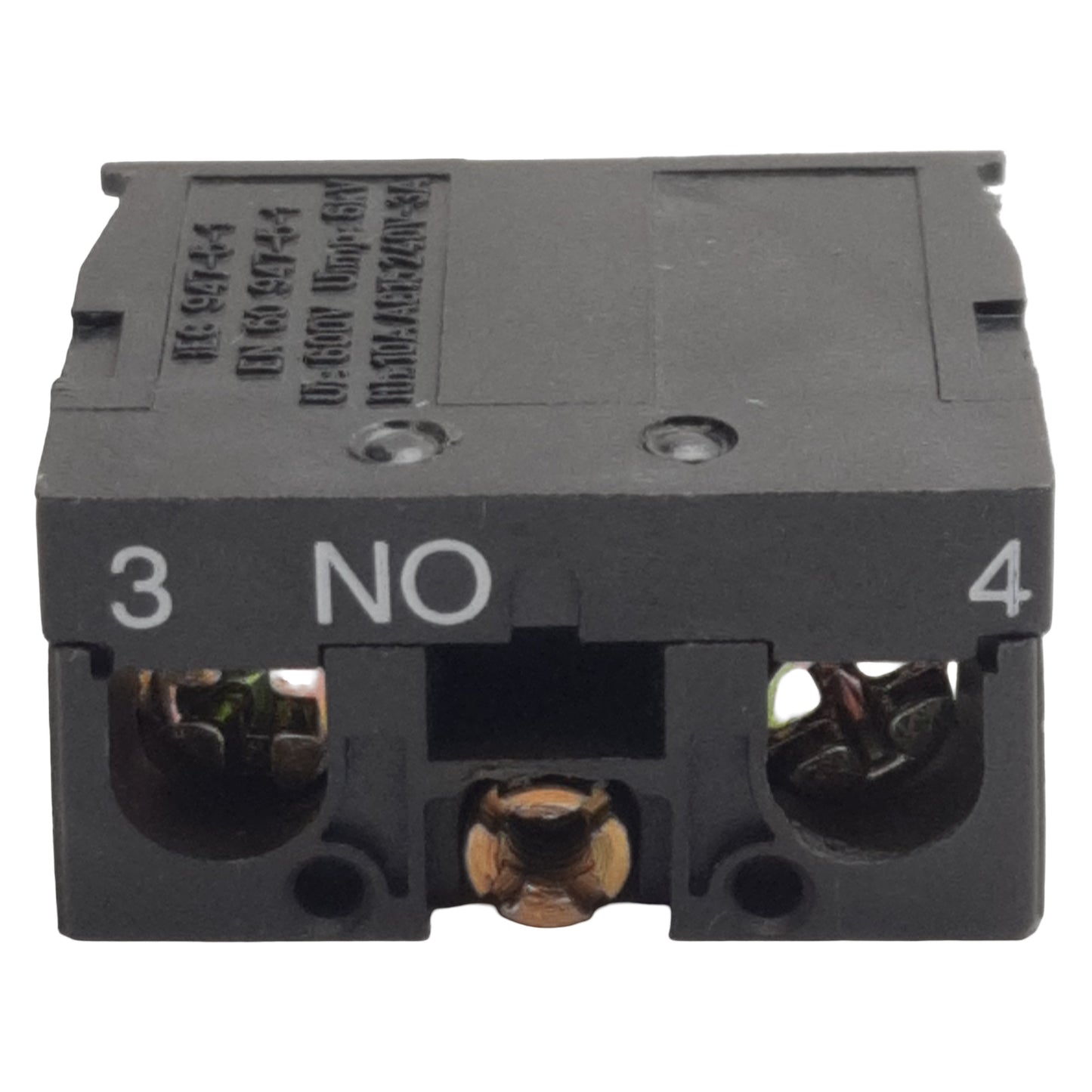 Used Lot of 2 Telemecanique ZB2-BE101 Contact Block, 1N.O., 10A 600VAC, 22mm