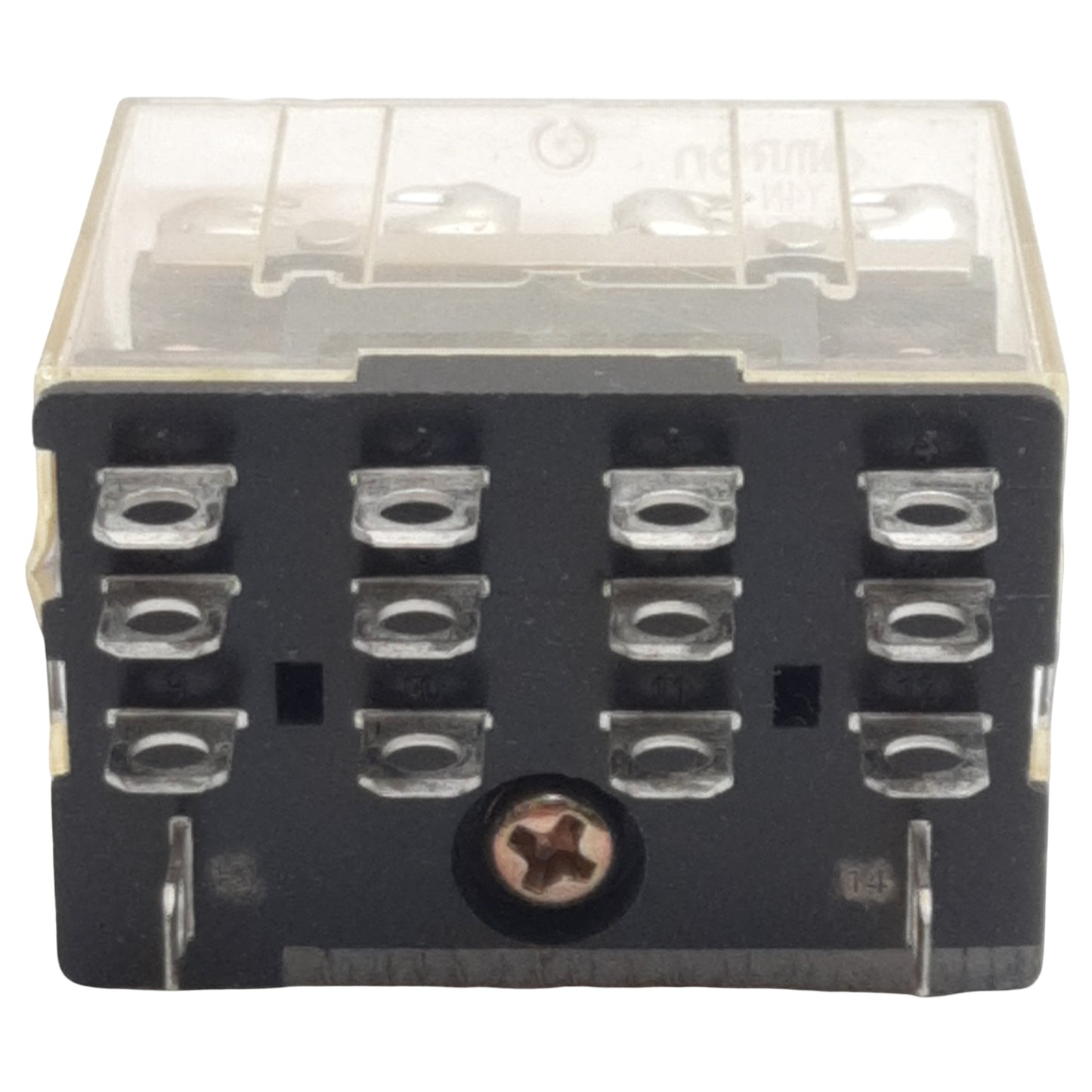 Used Omron LY4N DC24 Ice Cube Relay, 4PDT, 10A 240VAC/28VDC, 24VDC Coil, 14-Pin