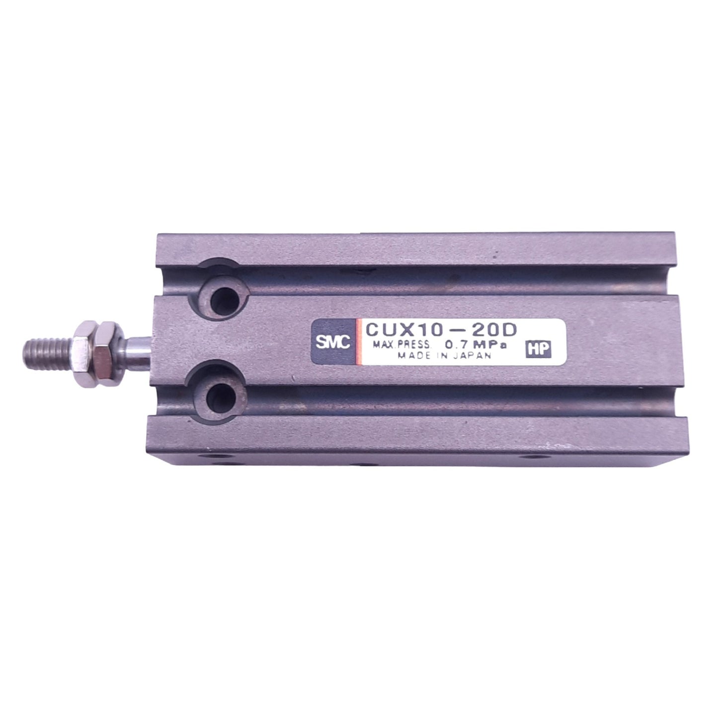 New SMC CUX10-20D Pneumatic Cylinder, ø10mm Bore, 20mm Stroke, M5, 0.7MPa Max