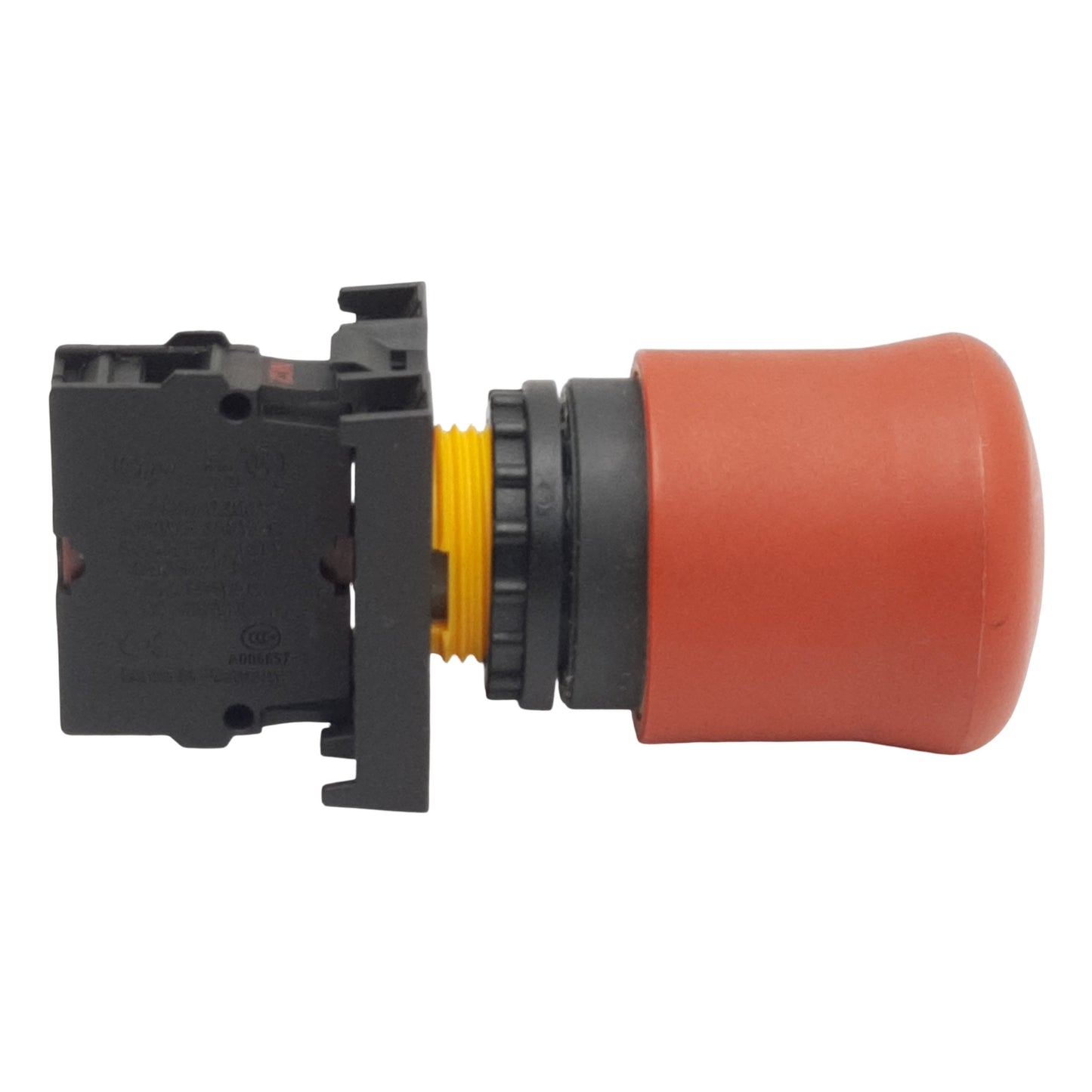Used Eaton Moeller M22-PV-K01 Emergency Stop Push Button, 1N.C., 10A 600VAC, 22mm