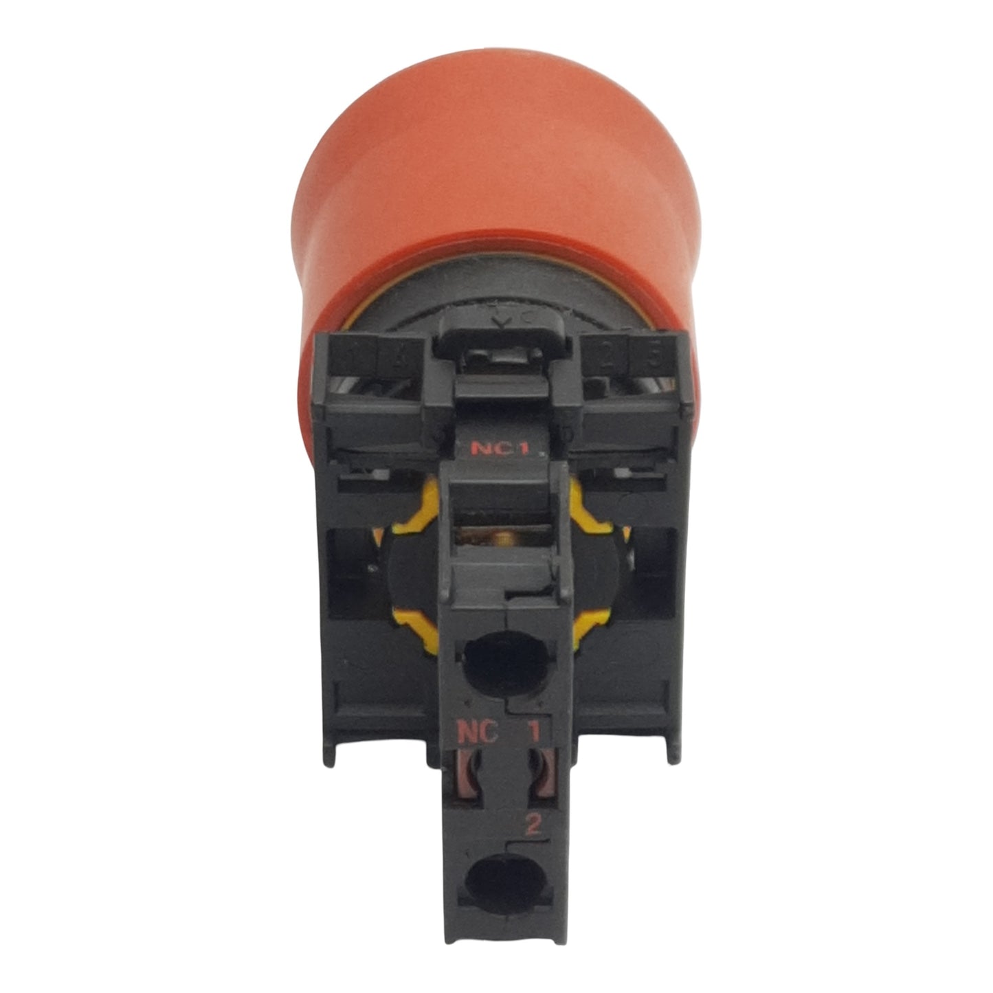 Used Eaton Moeller M22-PV-K01 Emergency Stop Push Button, 1N.C., 10A 600VAC, 22mm