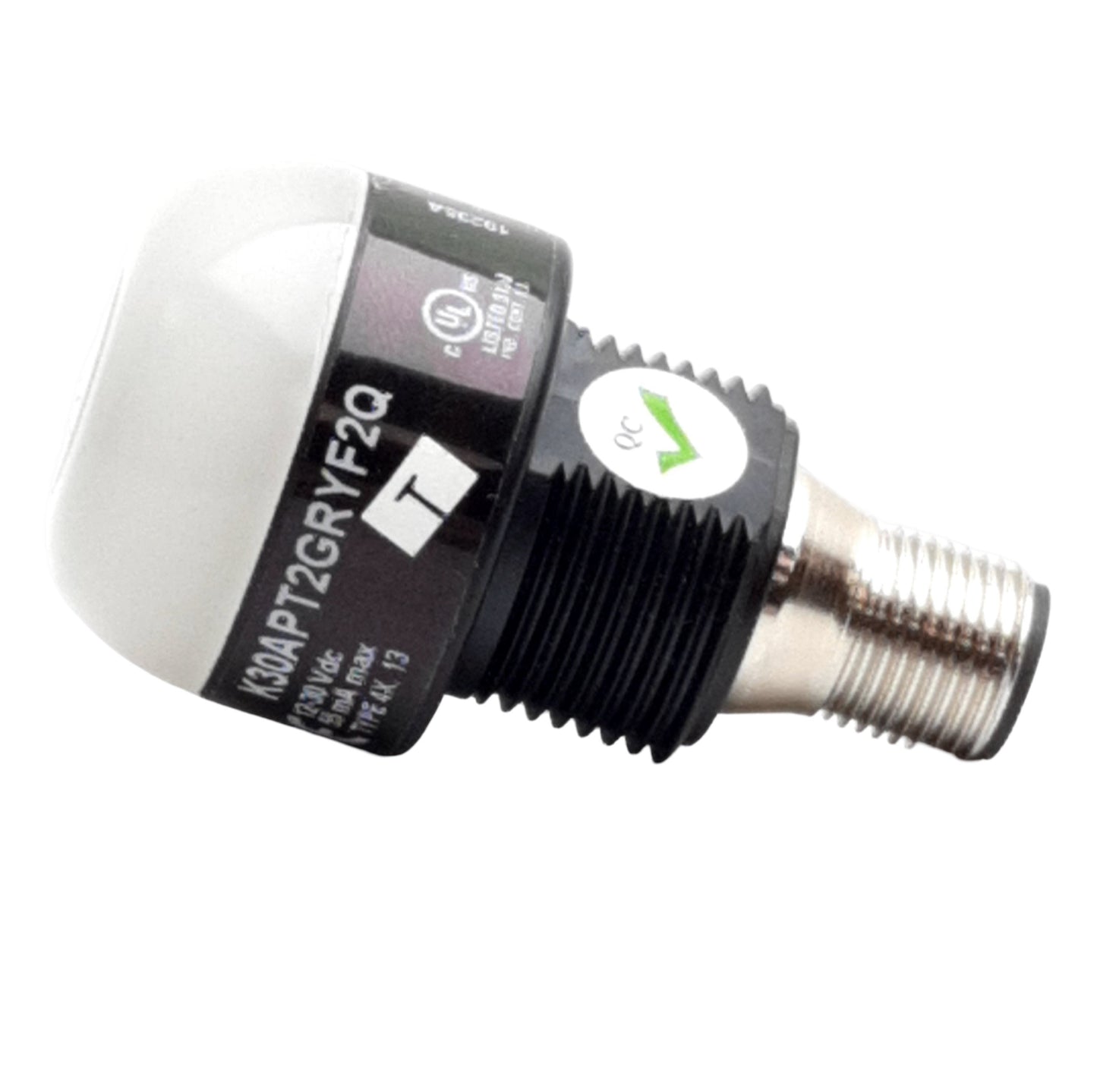 New Banner K30APT2GRYF2Q EZ-LIGHT Illuminated Touch Sensor Switch PNP-NO, M12 8-Pin