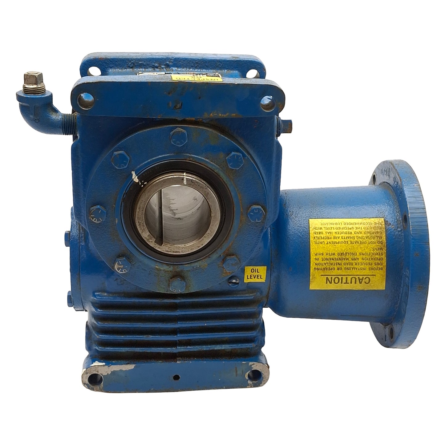 Used Cone Drive MSHU25-2 Textron Worm Gear Speed Reducer, 25:1, 1725RPM, ø2in Bore