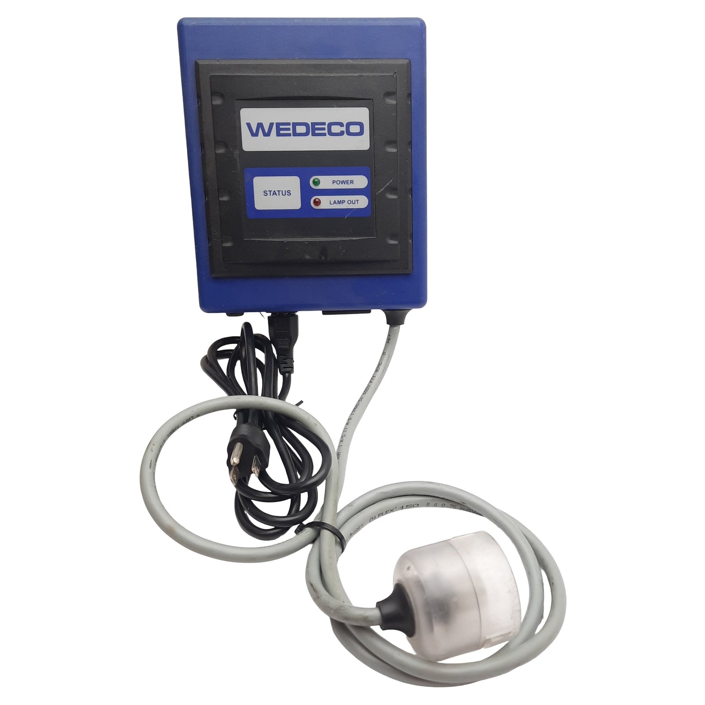 Used Wedeco 1-A Ultraviolet Water Disinfection Control Unit, 120VAC, 148psi Max, 4gpm