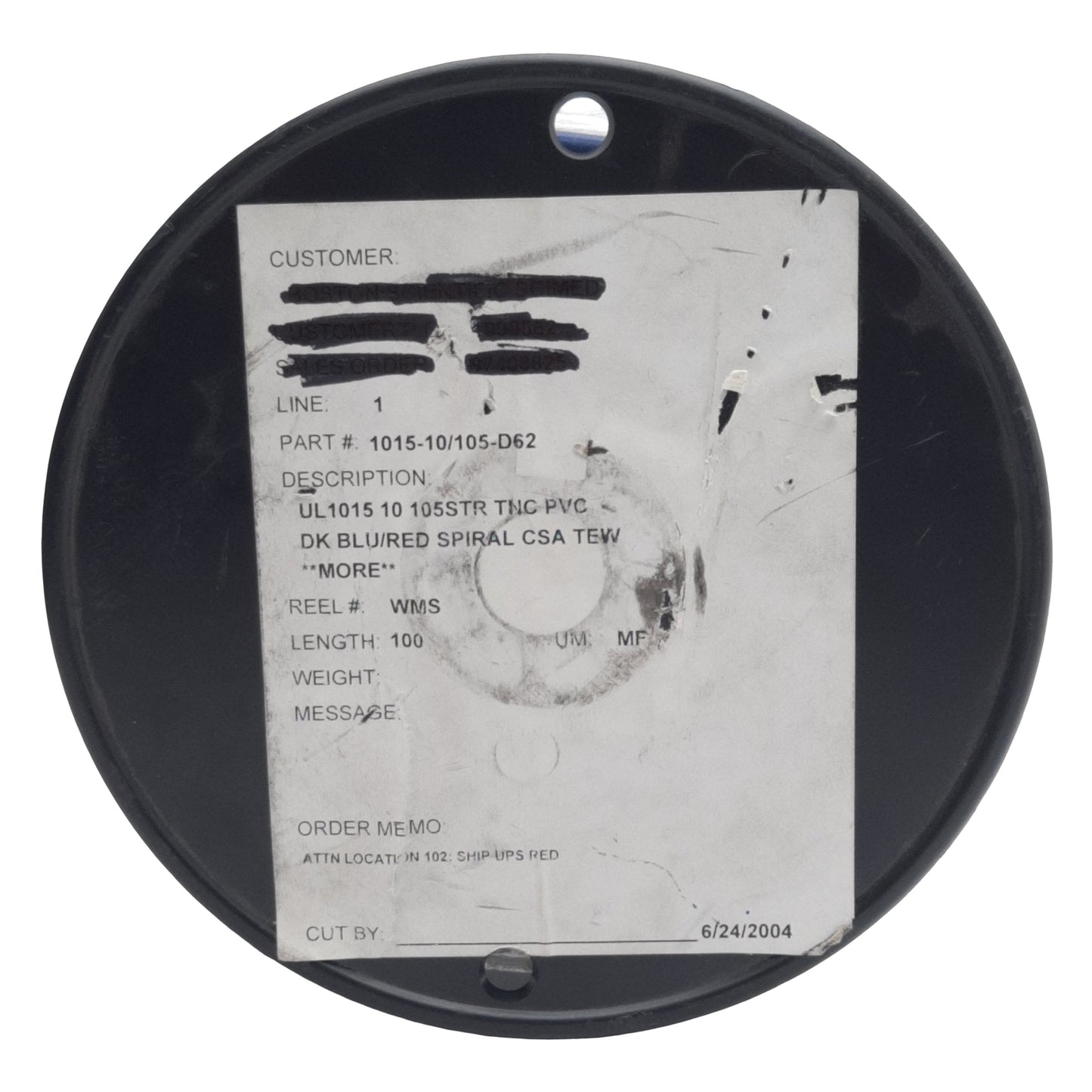New Copperfield 1015-10/105-D62 Hookup Wire, 10 Gauge, 600V, 100ft, TNC