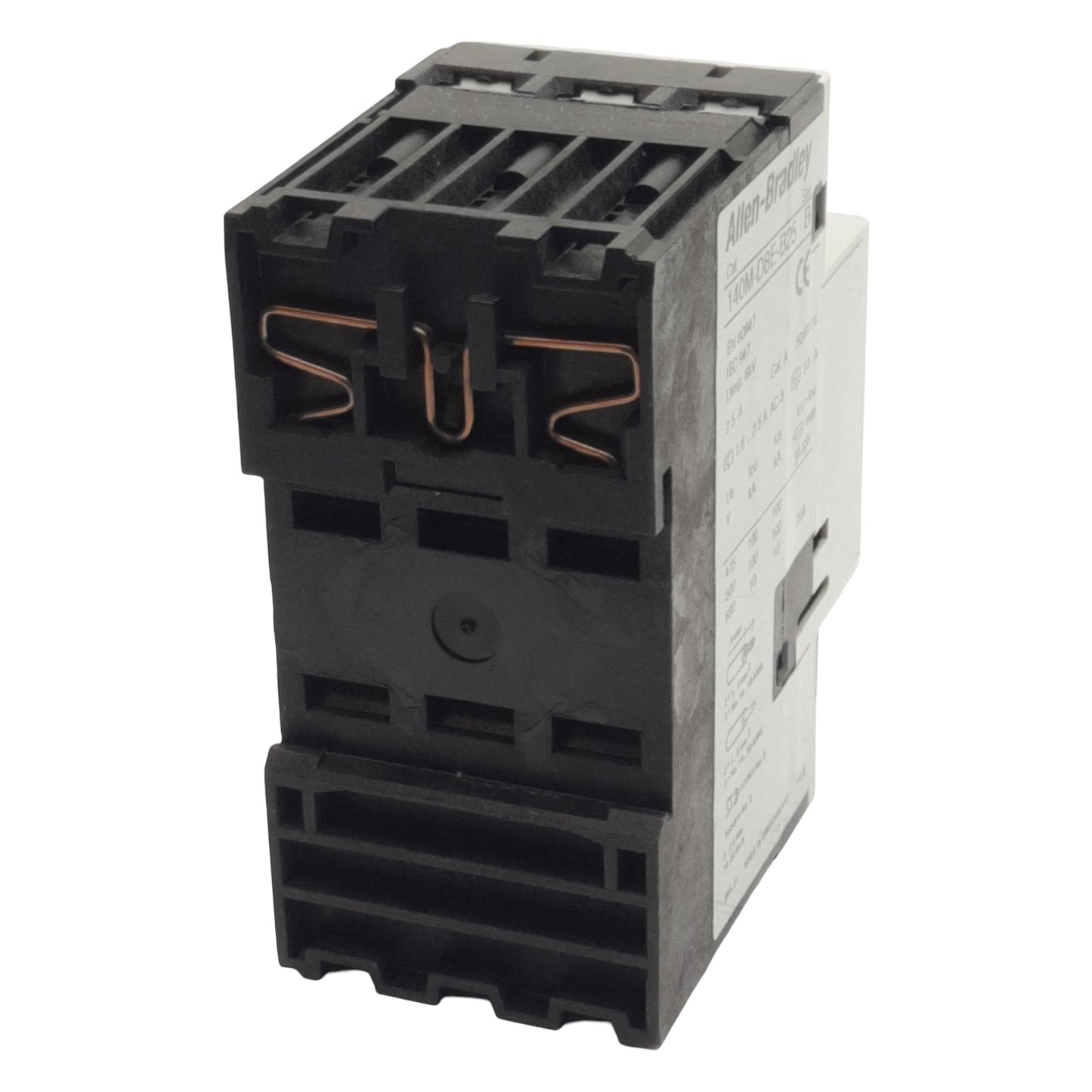 Used Allen Bradley 140M-D8E-B25 Motor Protection Circuit Breaker, 3-Pole, 1.6-2.5A