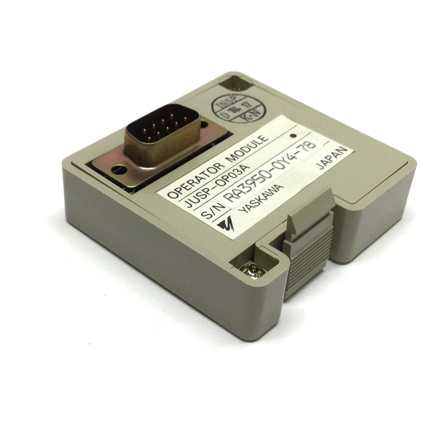 Used Yaskawa JUSP-OP03A SERVOPACK Digital Operator Module, Mounted Type, 9-Pin Dsub