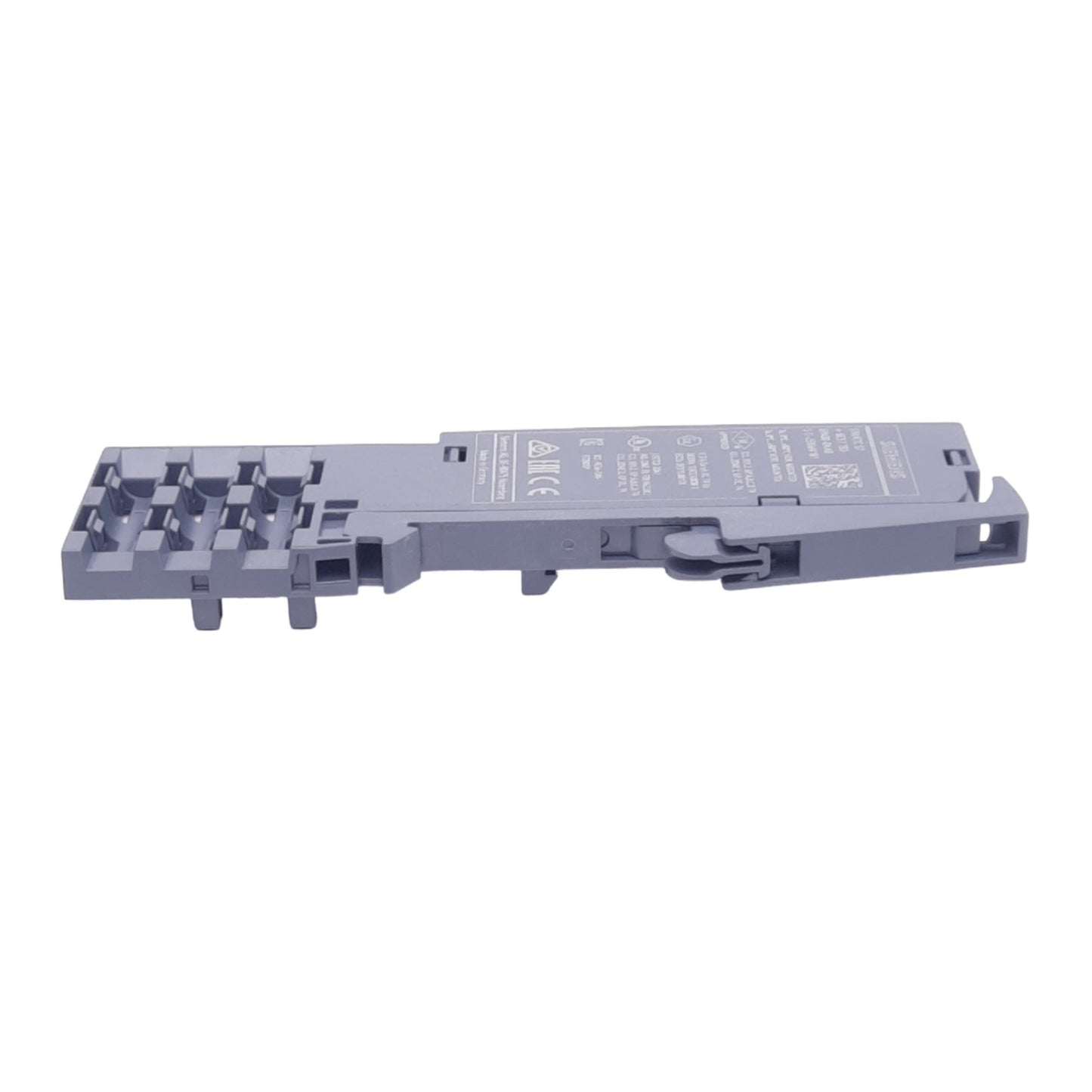 Used Siemens 6ES7193-6PA00-0AA0 Right End Cap Module for SIMATIC S7 PLC, DIN Rail