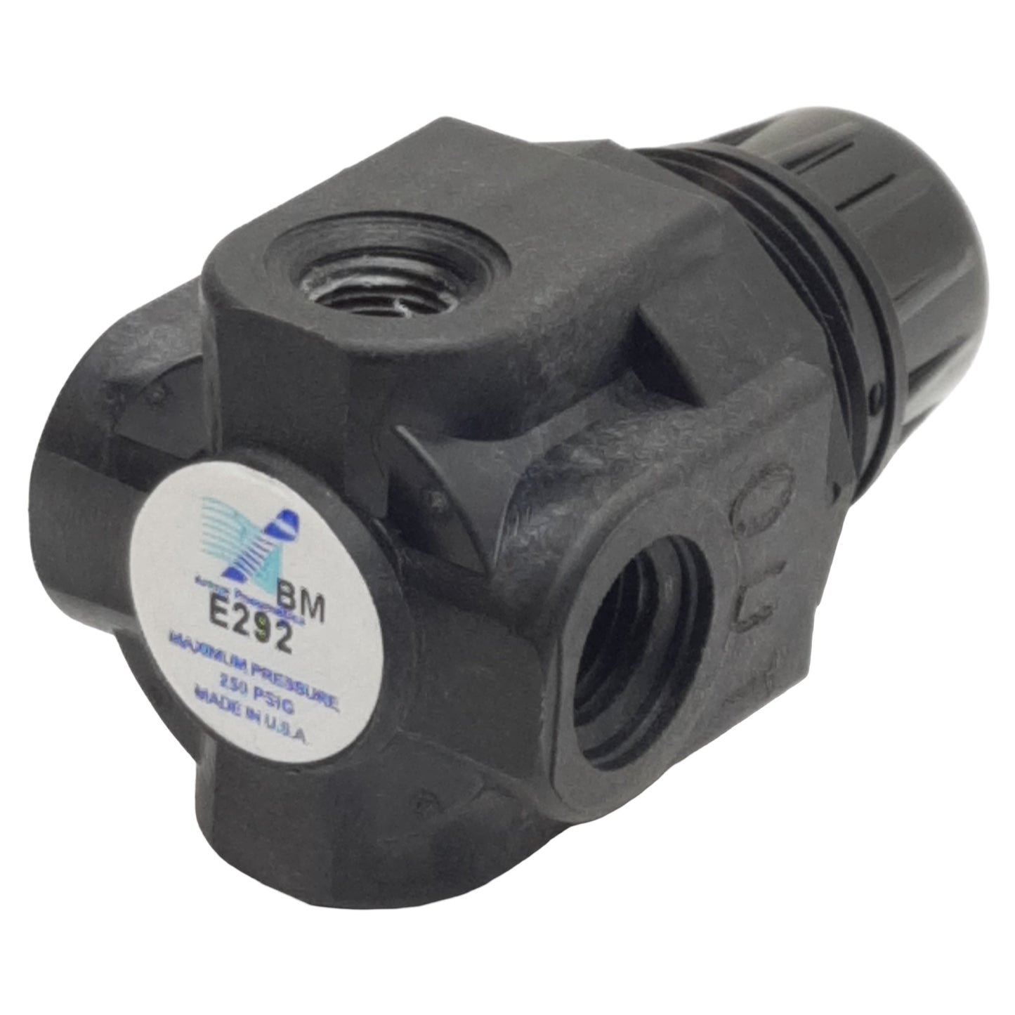 Used Arrow Pneumatics E292 Mini Relief Valve, 4x 1/4in NPT Female, 150psi, 0.1-23scfm