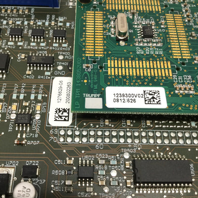 Used TRUMPF 1276629 CIP100 Controller Interface Power Board w/TPM269 12k RAM Module