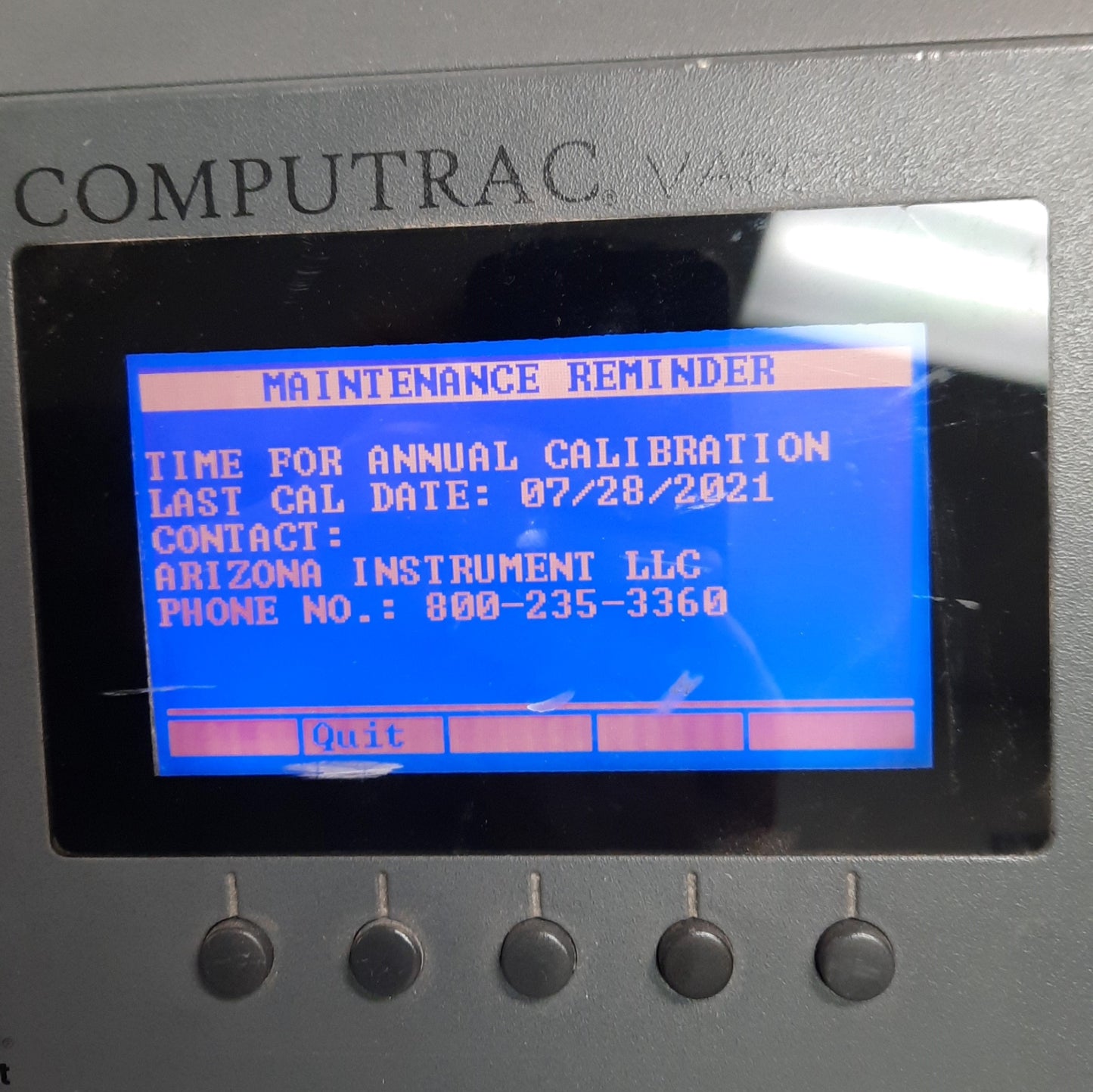 Used Ametek CT3100L Computrac Vapor Pro Moisture Analyzer 10ppm Limit, RS-232, 120VAC